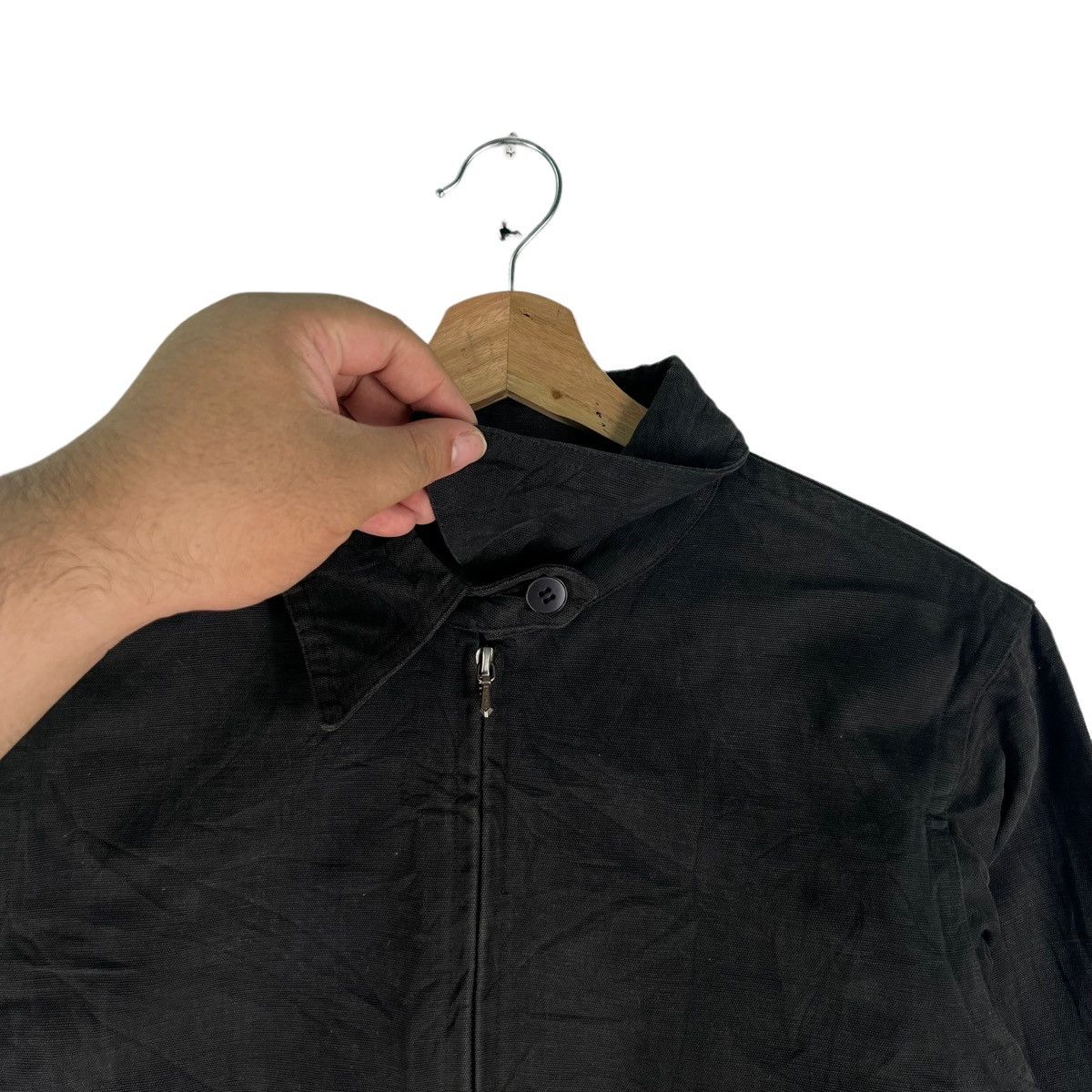 agnes b. 🔥RICH BLACK - FLY COATS LONG JACKET Size US S / EU 44-46 / 1 - 6 Thumbnail