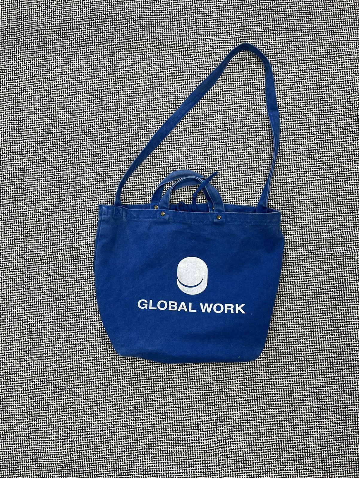 Global Work ➕ global work Japanese brand workwear tote bag messenger Size ONE SIZE - 2 Thumbnail