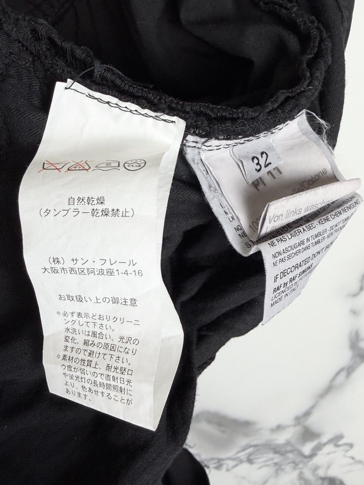 Raf Simons Raf By Raf Simons Slit Knee Distressed Double Layered Pants Size US 32 / EU 48 - 7 Thumbnail