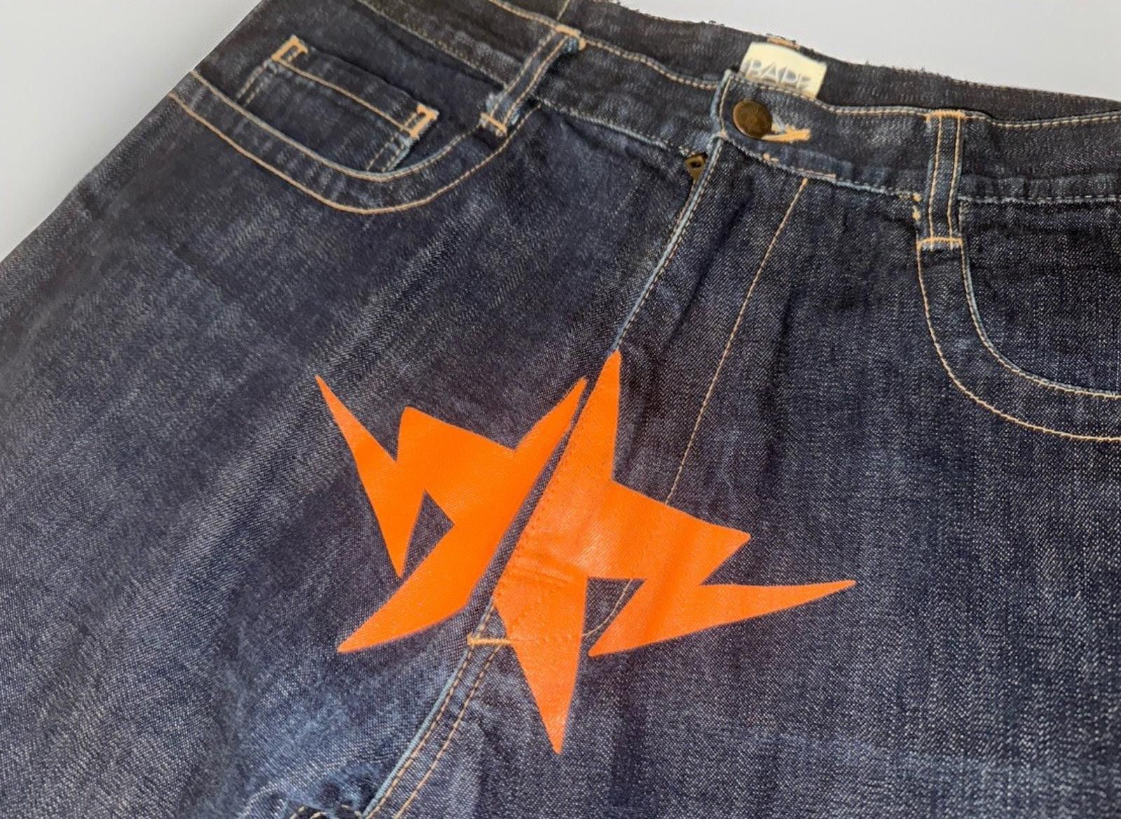 Other Bape A Bathing Ape Vintage Denim Jeans Mens Sz Large 33x33 Size US 33 - 3 Thumbnail