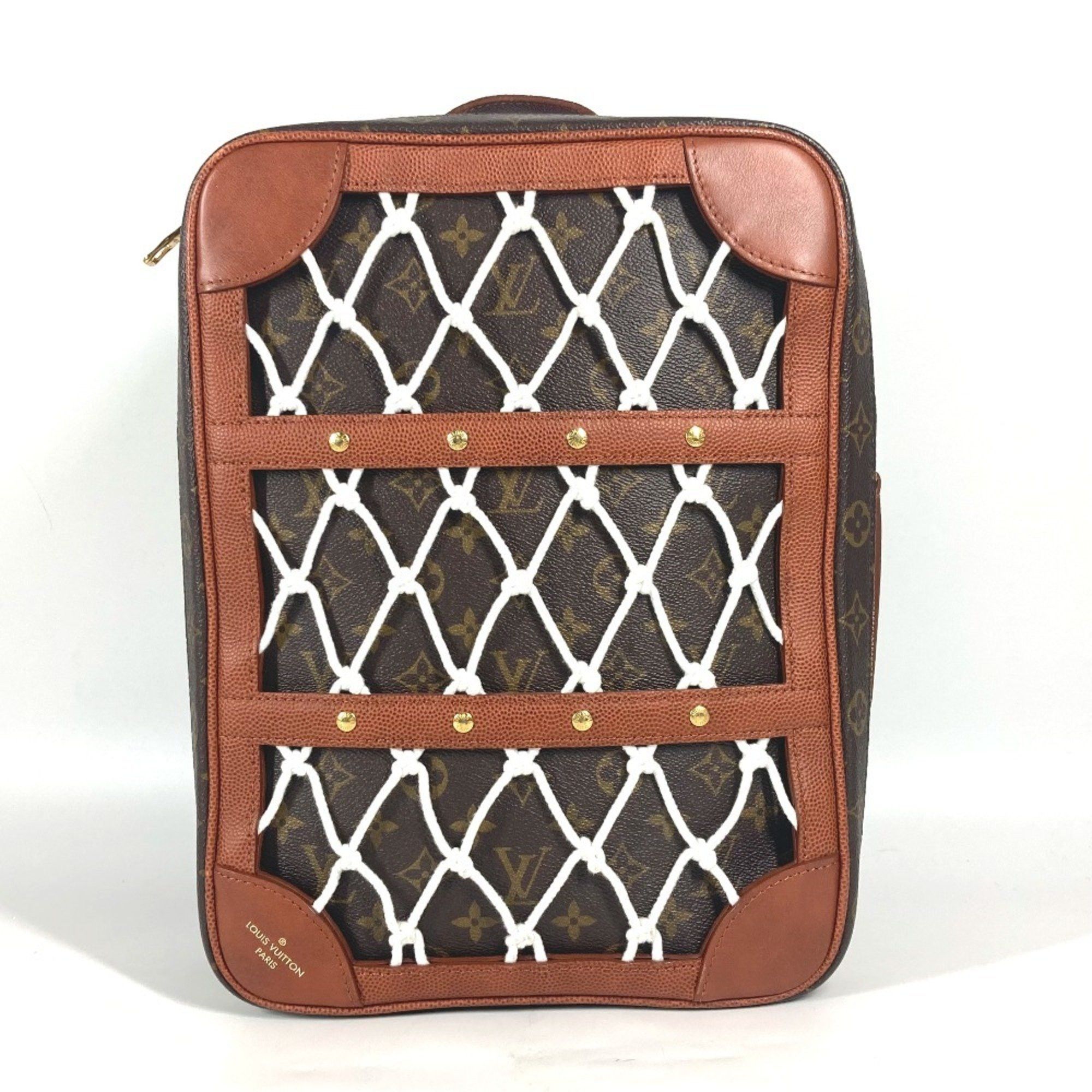 Louis Vuitton LOUIS VUITTON M45784 NBA Collaboration Shoebox Backpack Bag Rucksack Monogram Canvas Men's Brown Size ONE SIZE - 1 Thumbnail