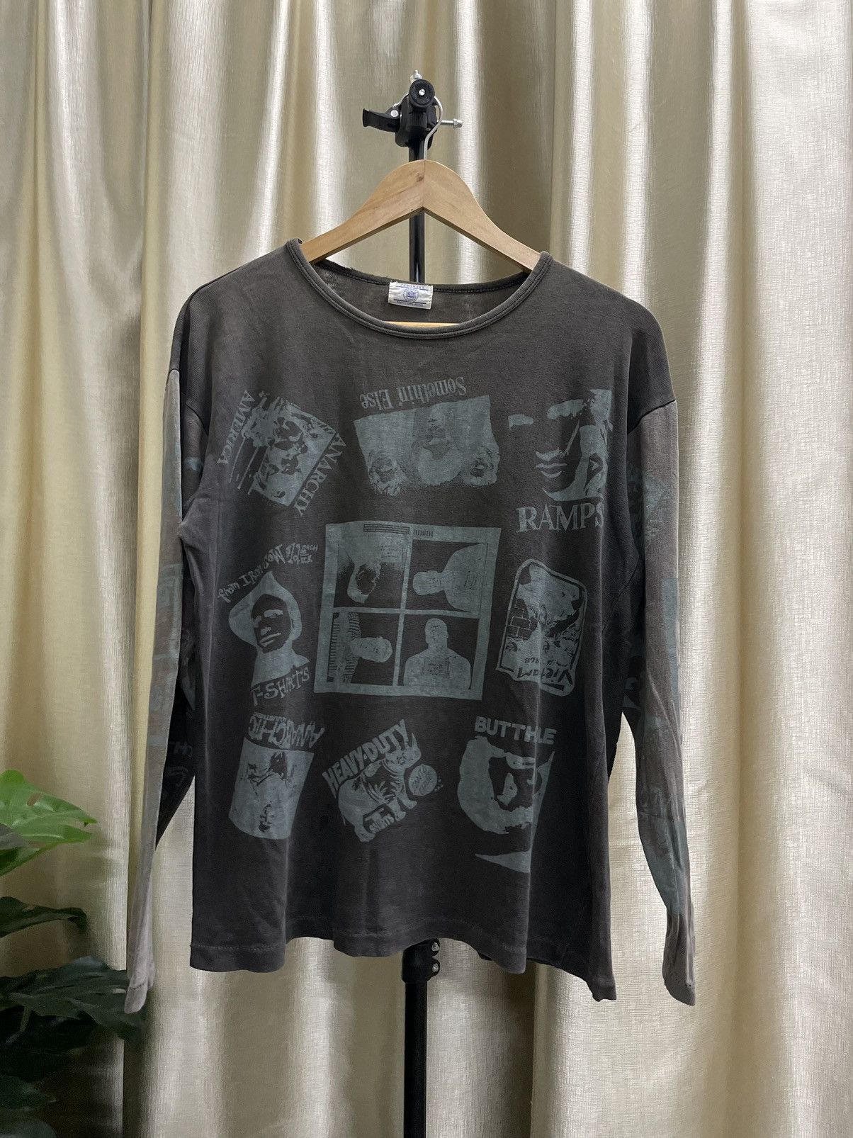 If Six Was Nine VINTAGE CERONIAS PUNK SKATE LONG SLEEVE Size US L / EU 52-54 / 3 - 1 Thumbnail