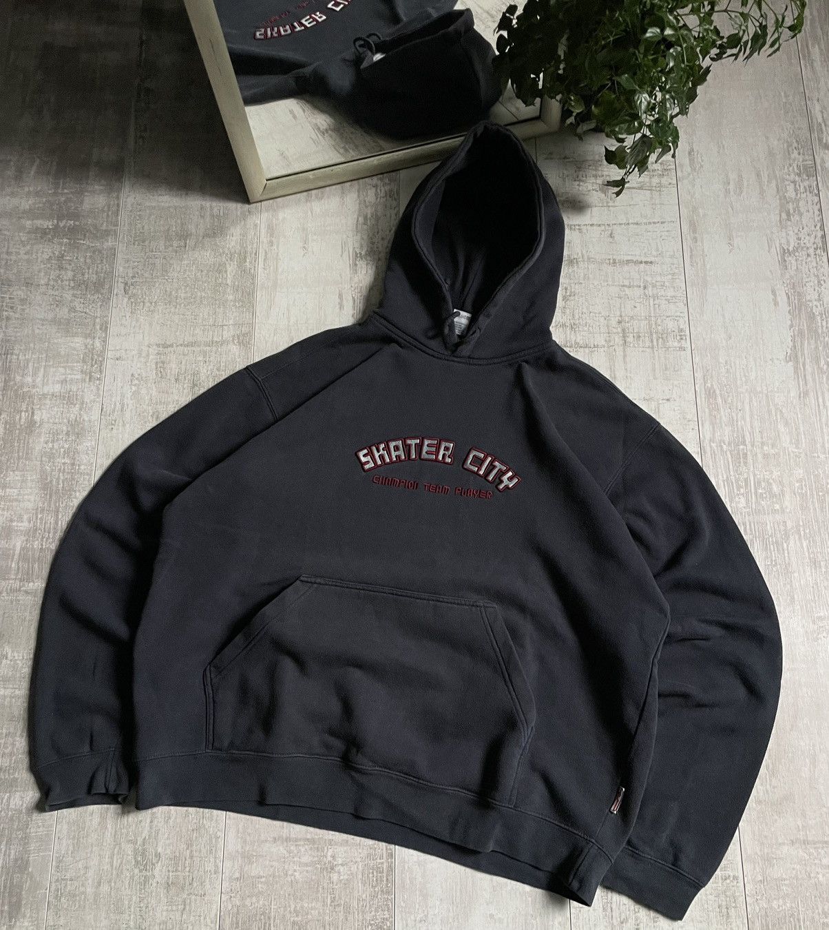Other Vintage Skater City 90’s Fade Hoodie Boxy Fit RARE Size US L / EU 52-54 / 3 - 1 Thumbnail