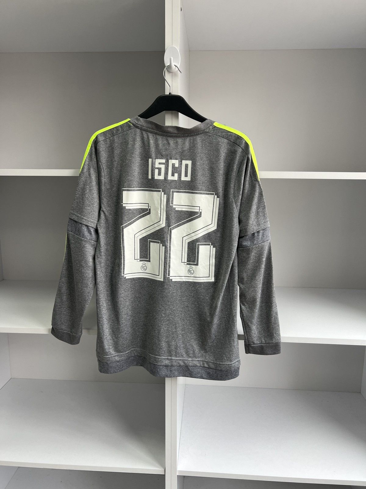 Adidas Real Madrid Isco 15 16 long sleeve jersey Tops