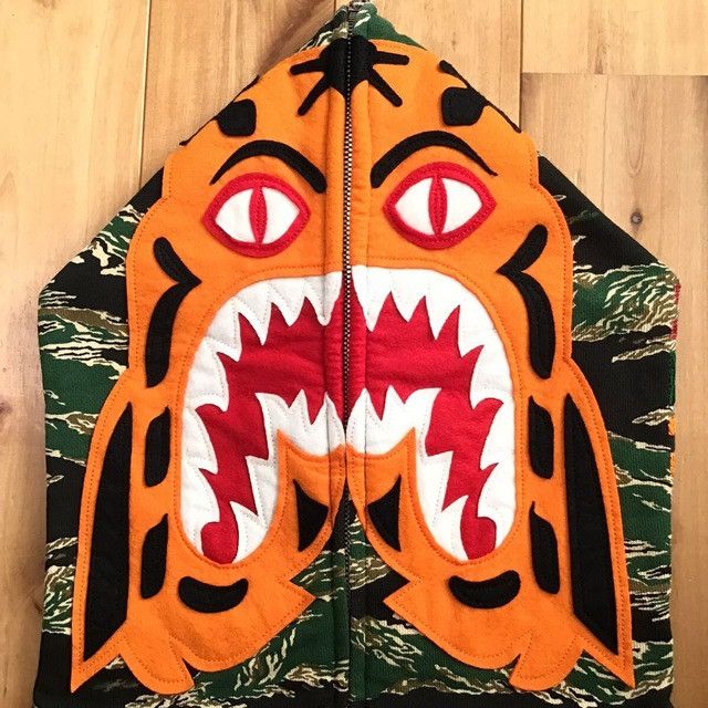 Bape × Nigo BAPE Tiger camo Tiger full zip hoodie a bathing ape Size US M / EU 48-50 / 2 - 3 Thumbnail