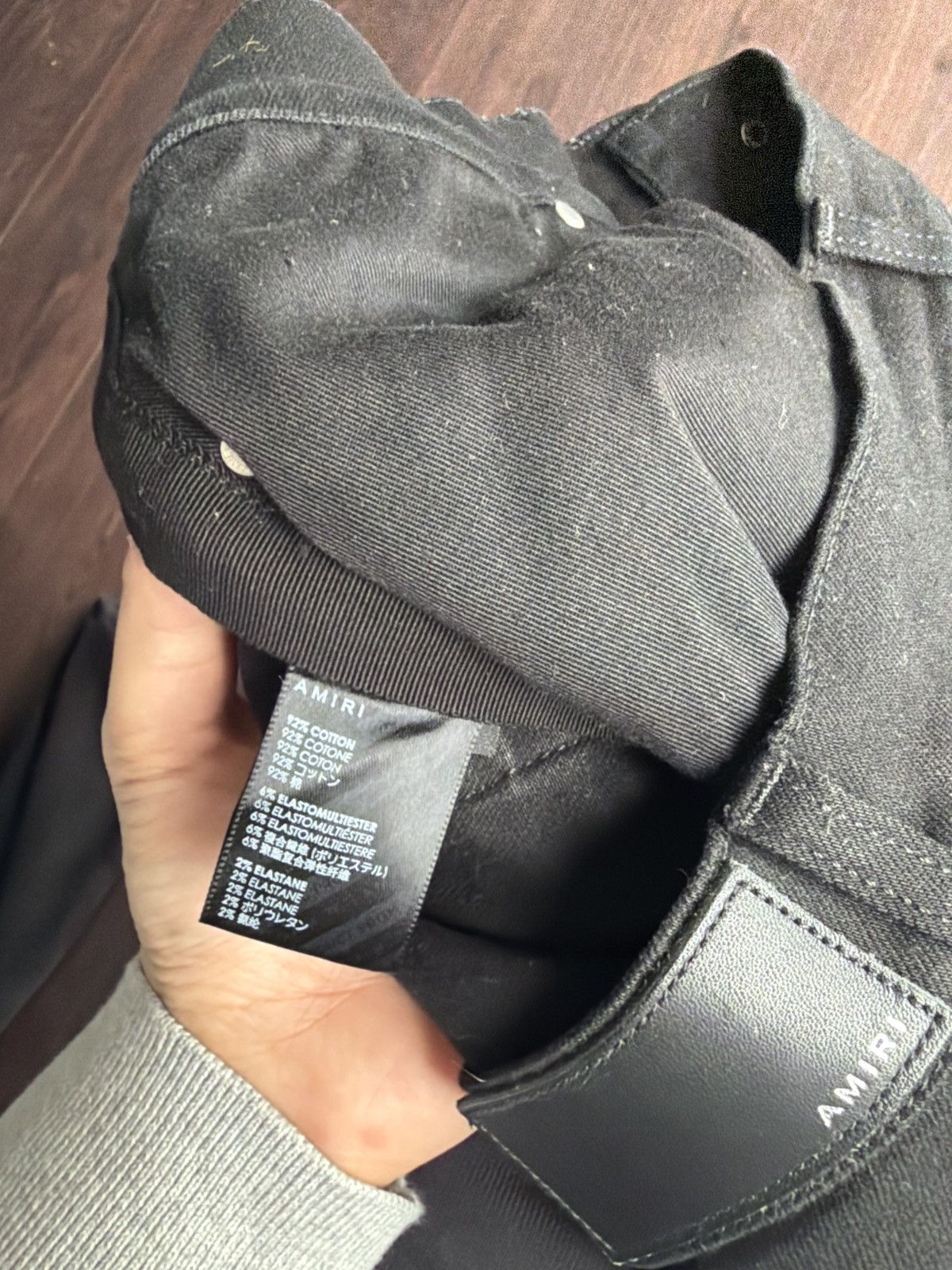 Amiri Amiri Jeans All Over Patch Black Denim Size US 32 / EU 48 - 6 Thumbnail