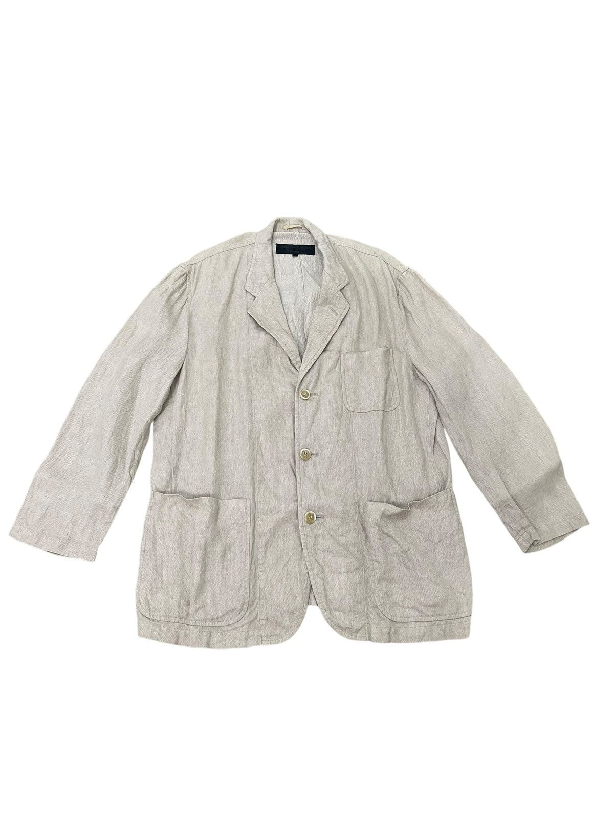 AD 1997 CDGH 100% Linen Hemp Chore Jacket 6🟩0