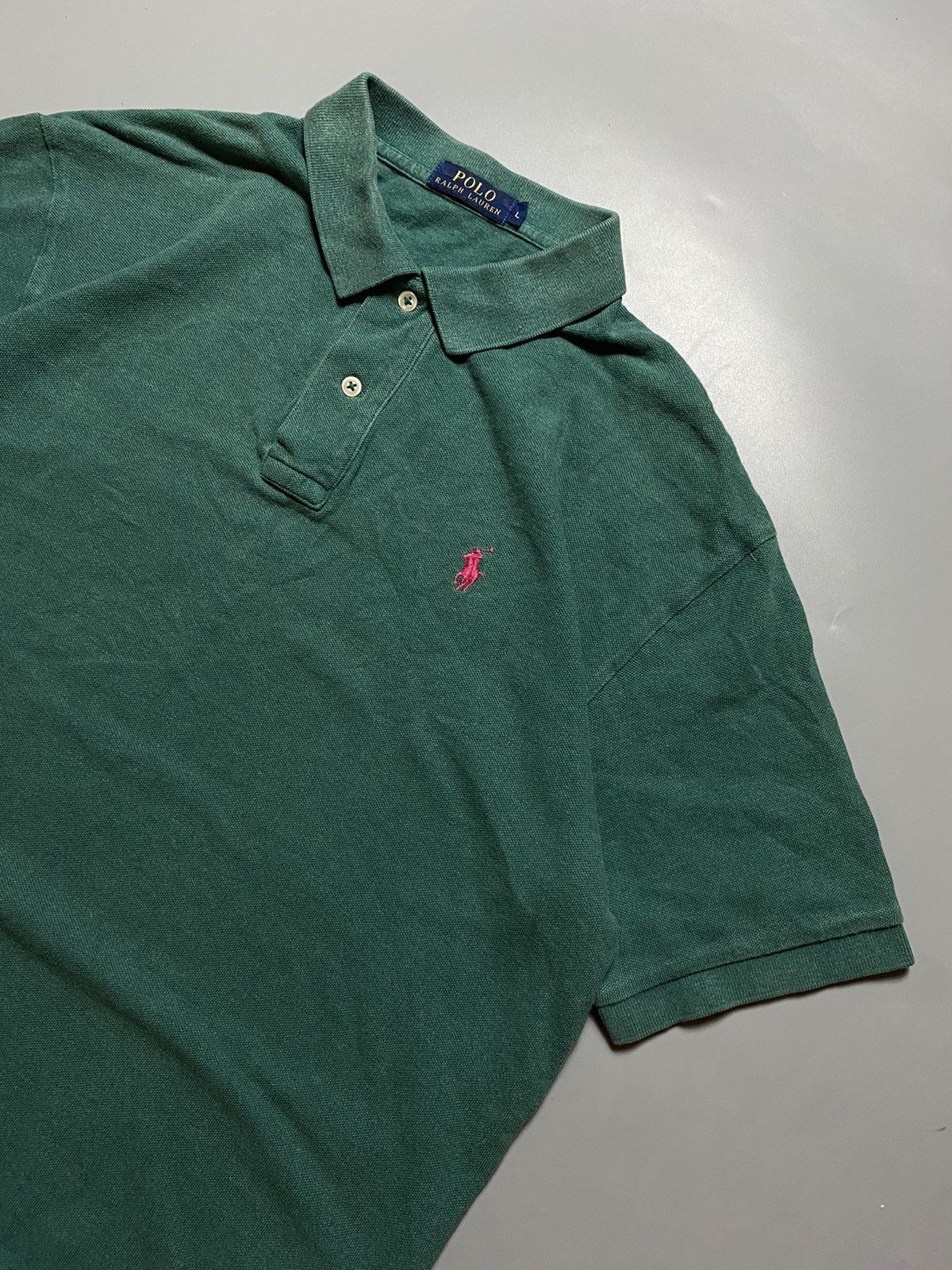 Polo Ralph Lauren Polo Ralph Lauren polos pink rider rare Size US L / EU 52-54 / 3 - 3 Thumbnail