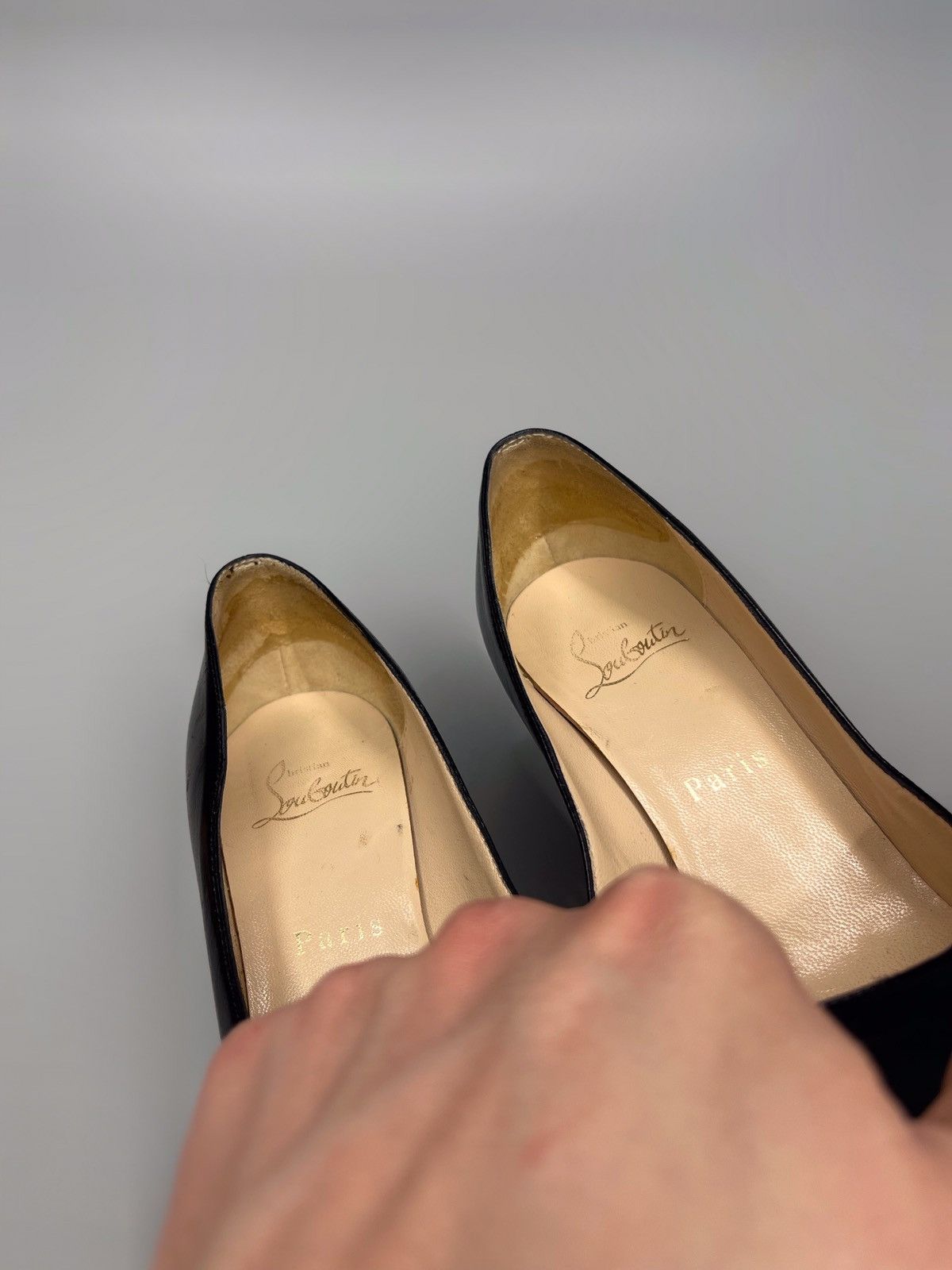 Christian Louboutin Christian Louboutin Leather Heels Black Size US 5.5 / IT 35.5 - 11 Thumbnail