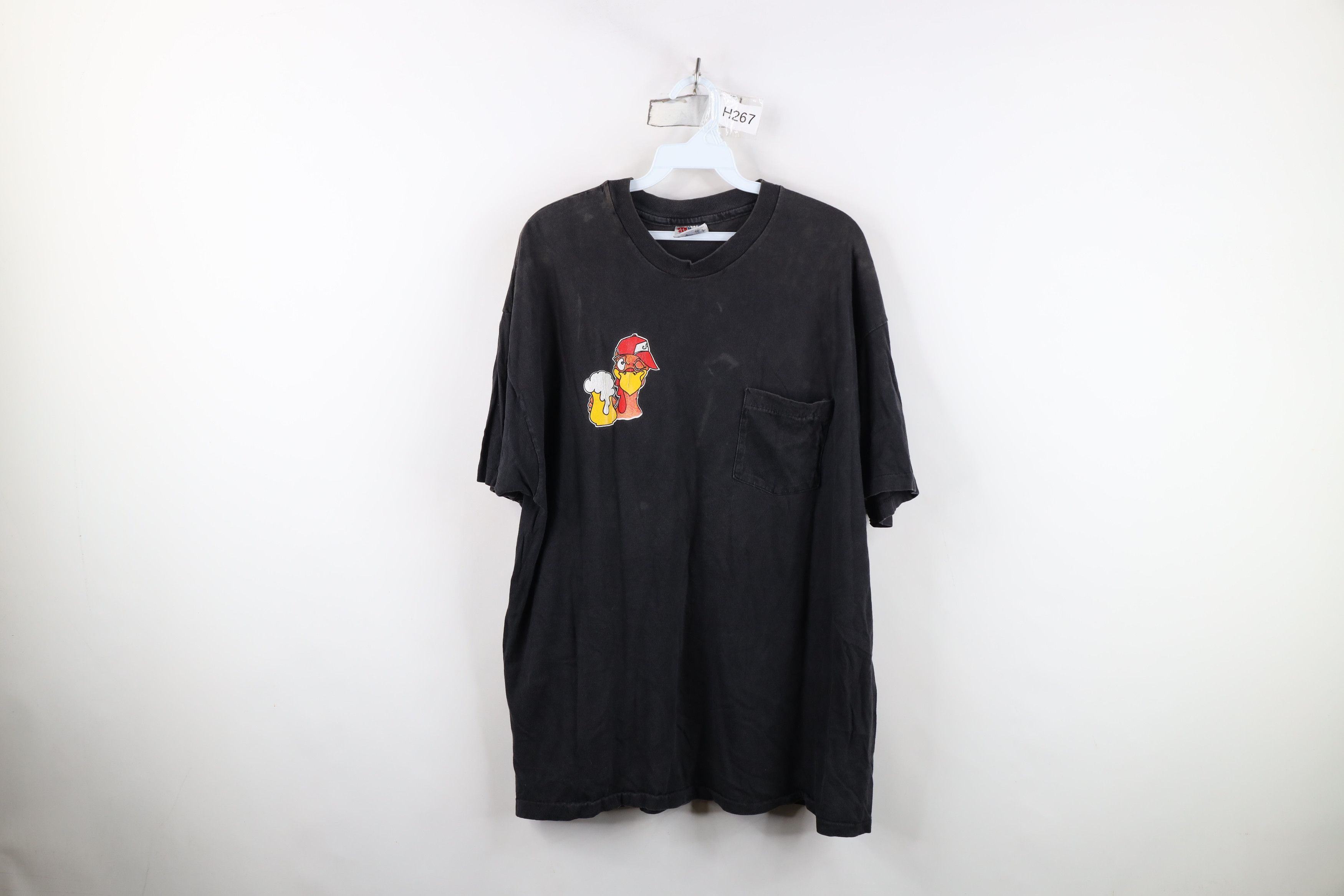 Vintage Vintage 90s Streetwear Tail Wild Turkey Tavern T-Shirt USA Size US XL / EU 56 / 4 - 1 Thumbnail