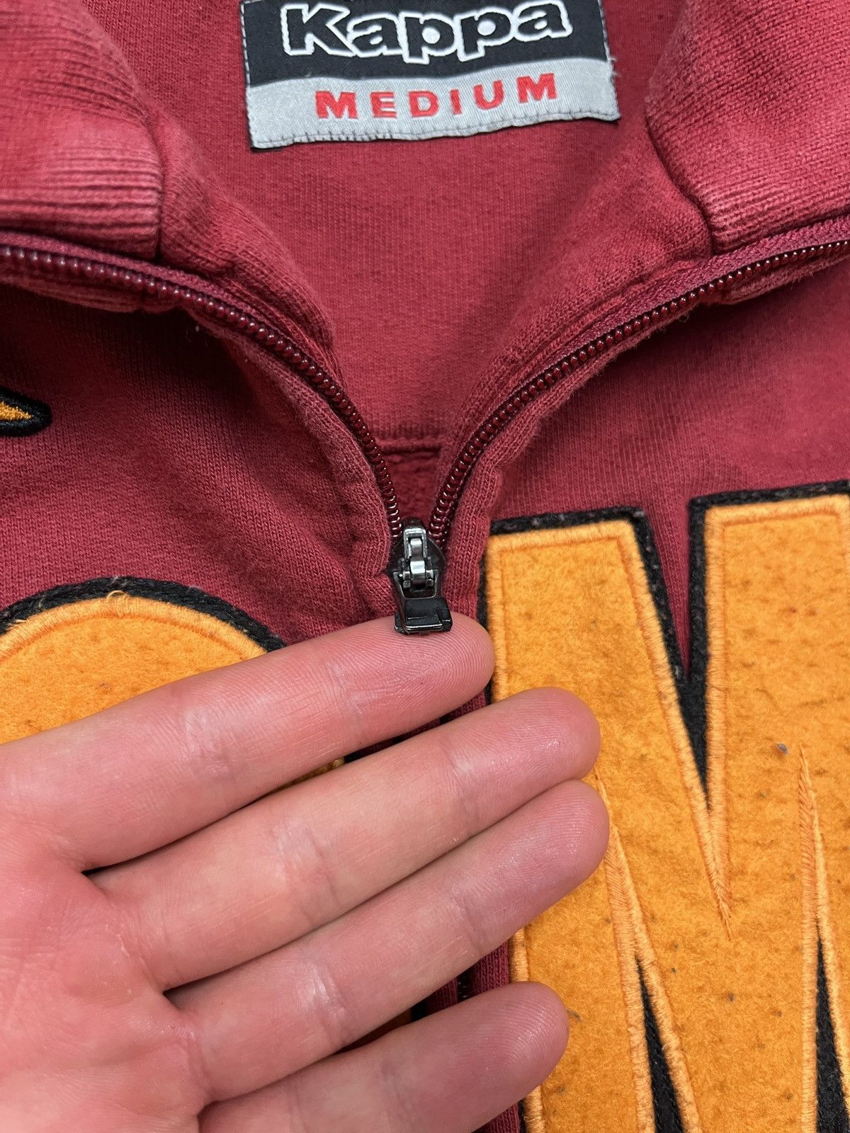 Kappa Vintage AS Roma Italy Kappa Soccer Track Jacket Blockcore Size US M / EU 48-50 / 2 - 8 Thumbnail
