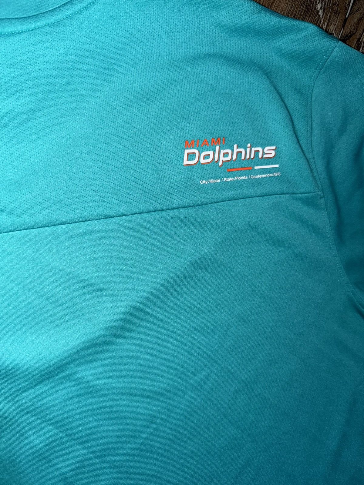 Nike Miami Dolphins Nike Dri-Fit Sideline Pullover Long Sleeve XL Size US XL / EU 56 / 4 - 4 Thumbnail