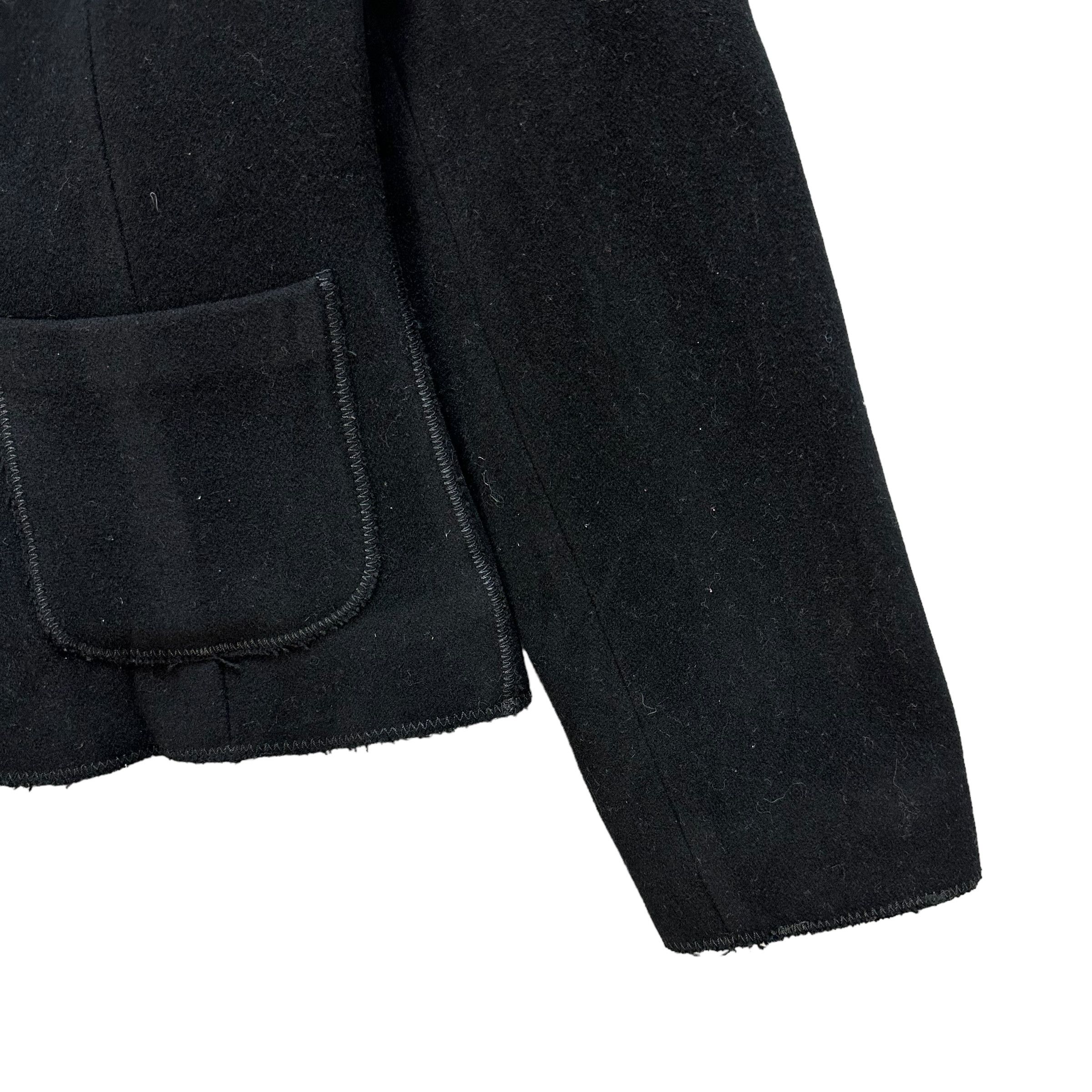 Giorgio Armani Armani Jeans by Giorgio Armani Wool Crop Jacket #A29-0672 Size M / US 6-8 / IT 42-44 - 5 Thumbnail