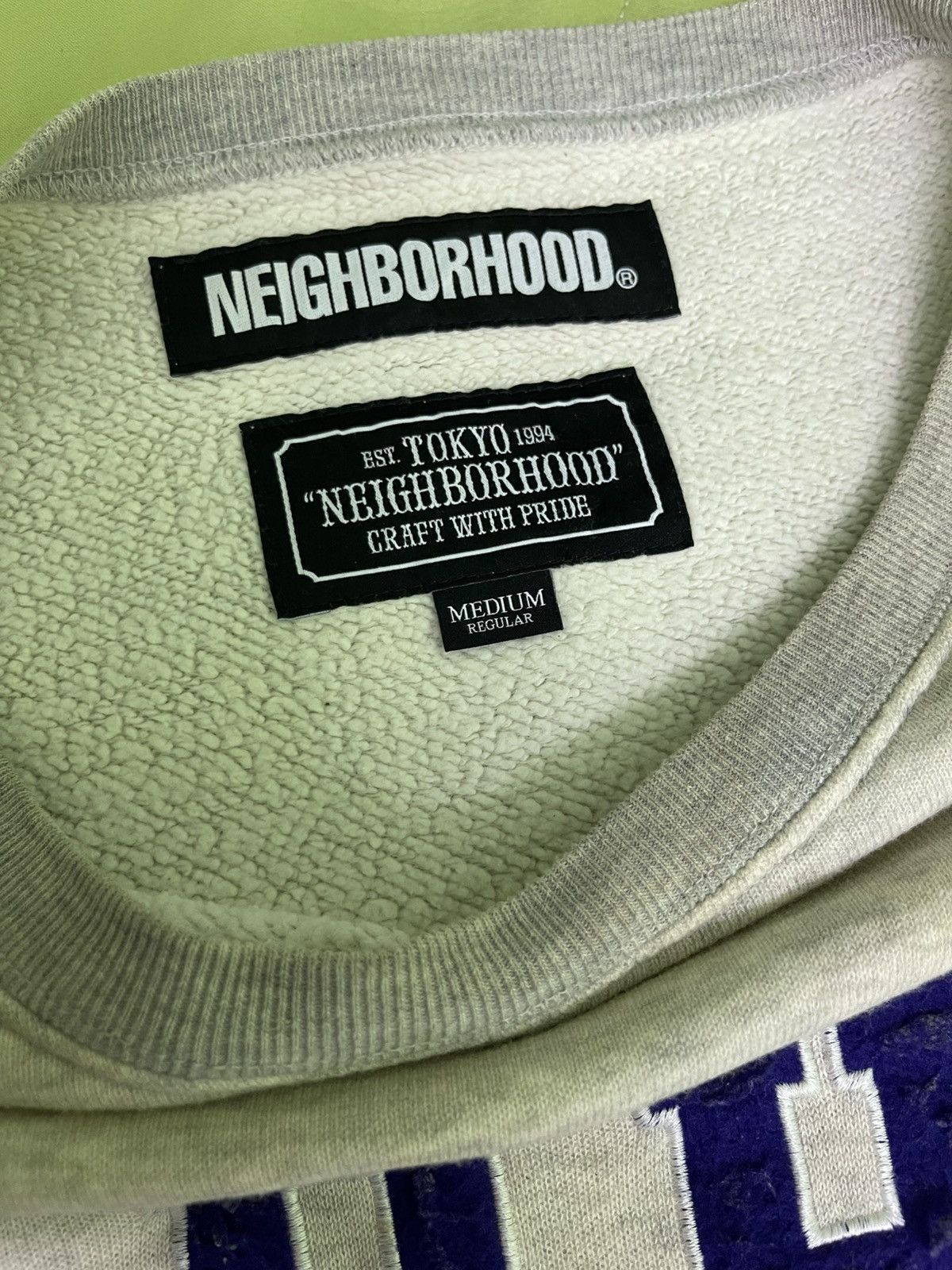 Neighborhood Vintage Neighborhood Tokyo NBHD Embroidered Sweatshirt Size US M / EU 48-50 / 2 - 14 Thumbnail