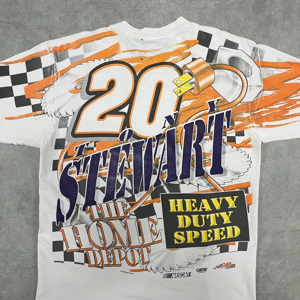 Chase Authentics Vintage Tony Stewart Nascar All Over Print Shirt Size US L / EU 52-54 / 3 - 4 Thumbnail