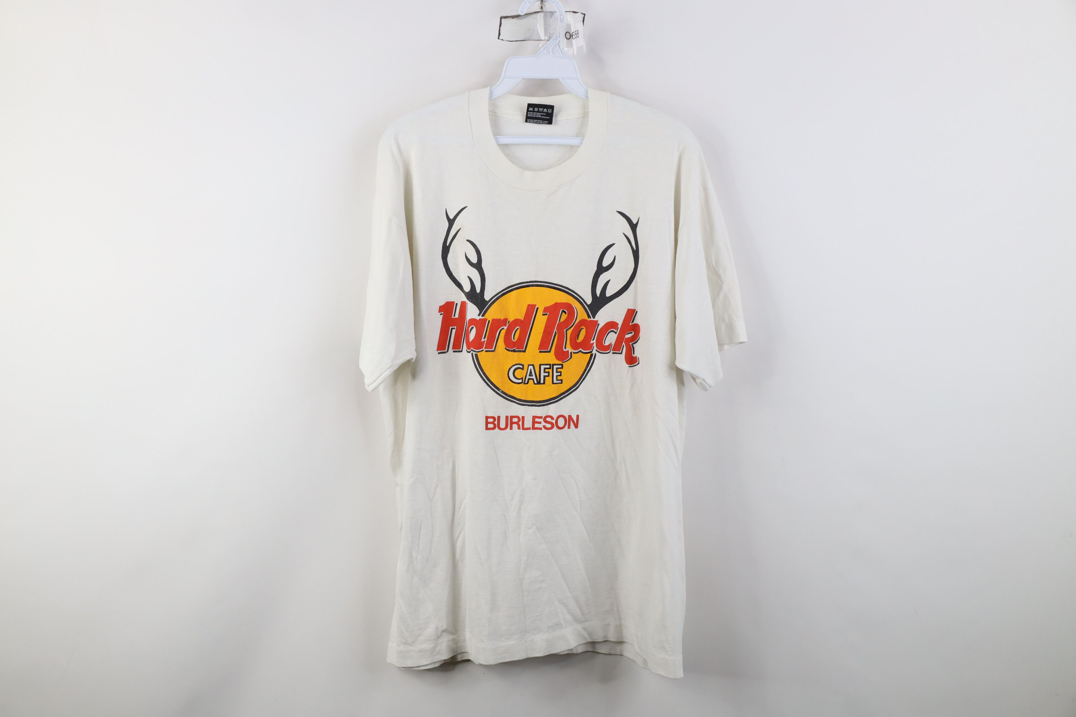 Vintage Vintage 90s Streetwear Hard Rack Cafe Hunting Deer T-Shirt Size US XL / EU 56 / 4 - 1 Thumbnail