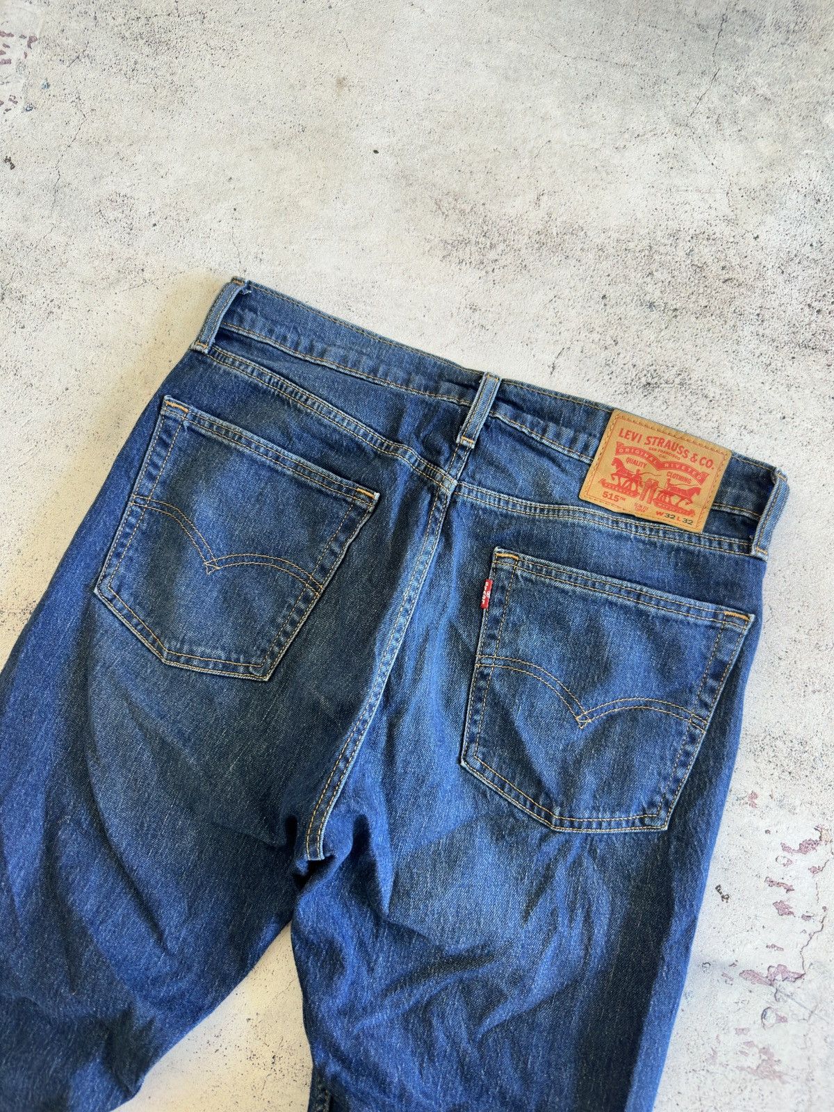 Levi's Levis 515 Blue Denim Jeans Pants Size 32/32 Size US 32 / EU 48 - 3 Thumbnail