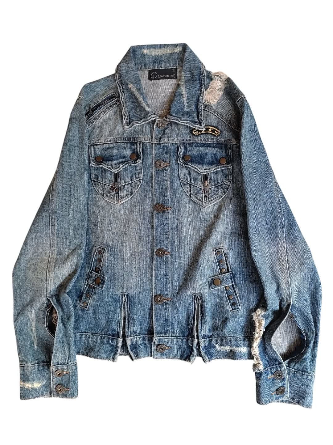 Japanese Brand London boy distressed jeans Size US M / EU 48-50 / 2 - 2 Thumbnail