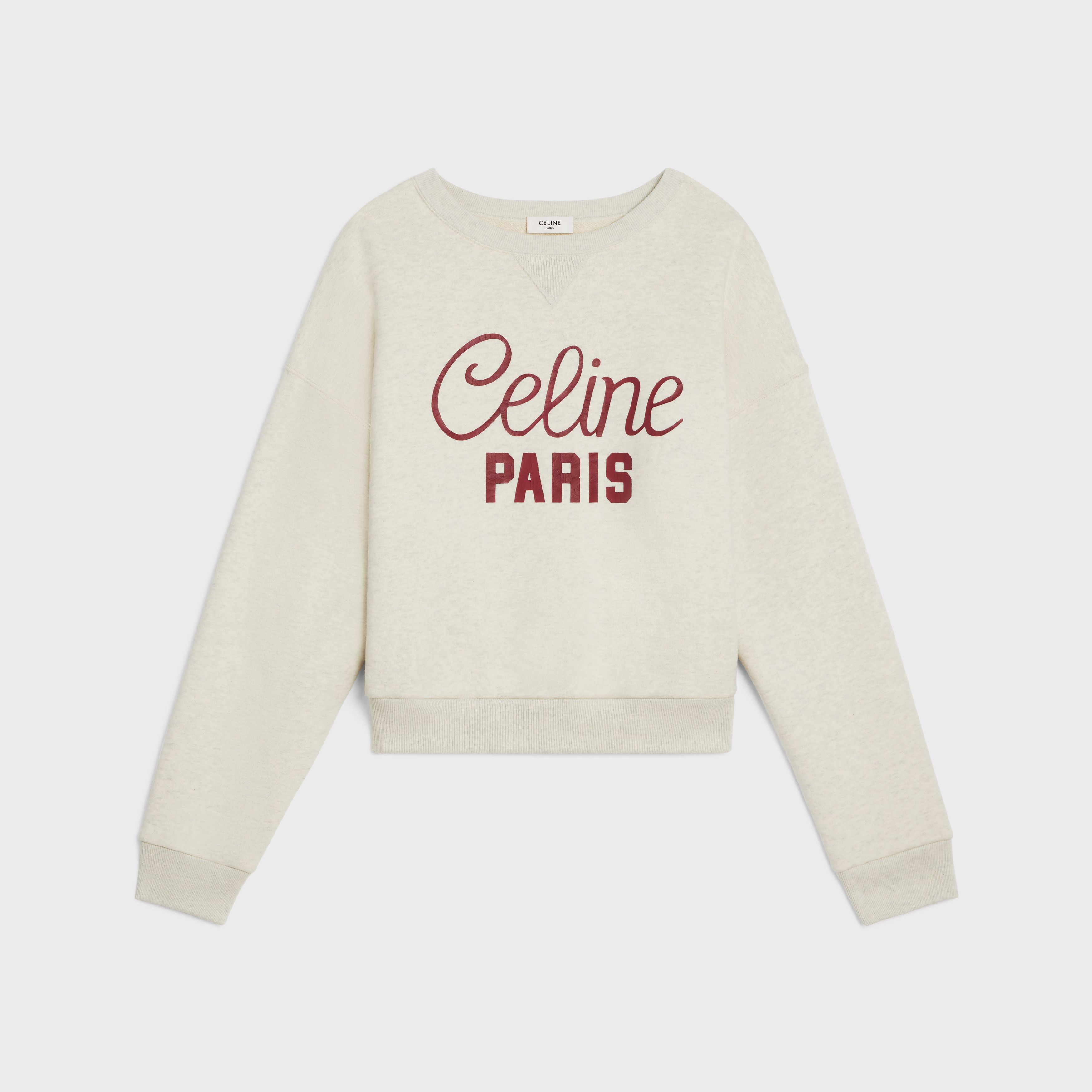 Celine celine sweatshirt in cotton fleece Size XL / US 12-14 / IT 48-50 - 1 Thumbnail