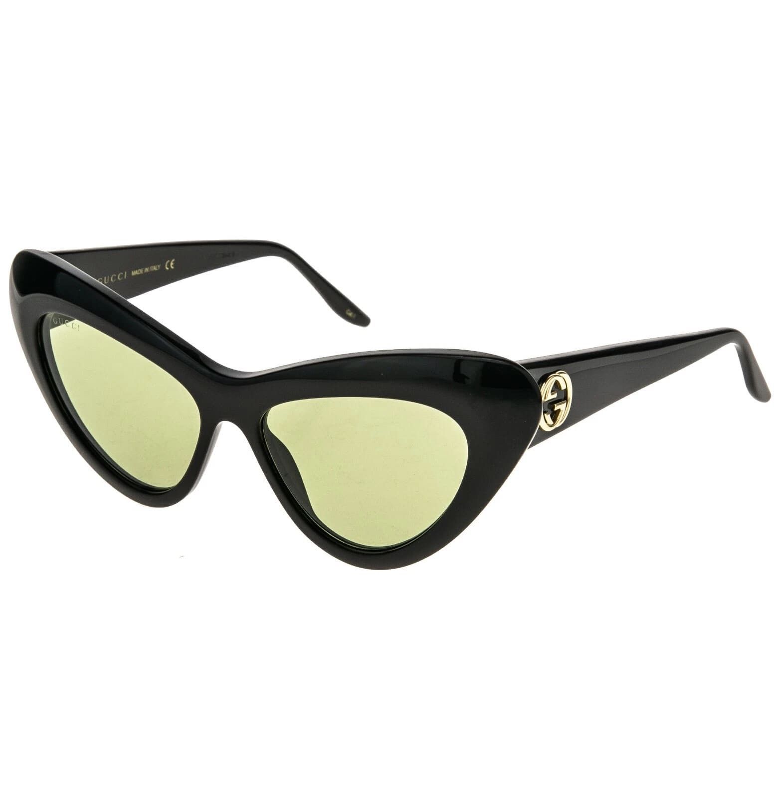 Gucci GUCCI Gg0895s 0895 Black Green Cat Eye Runway 003 Fashion Size ONE SIZE - 3 Thumbnail