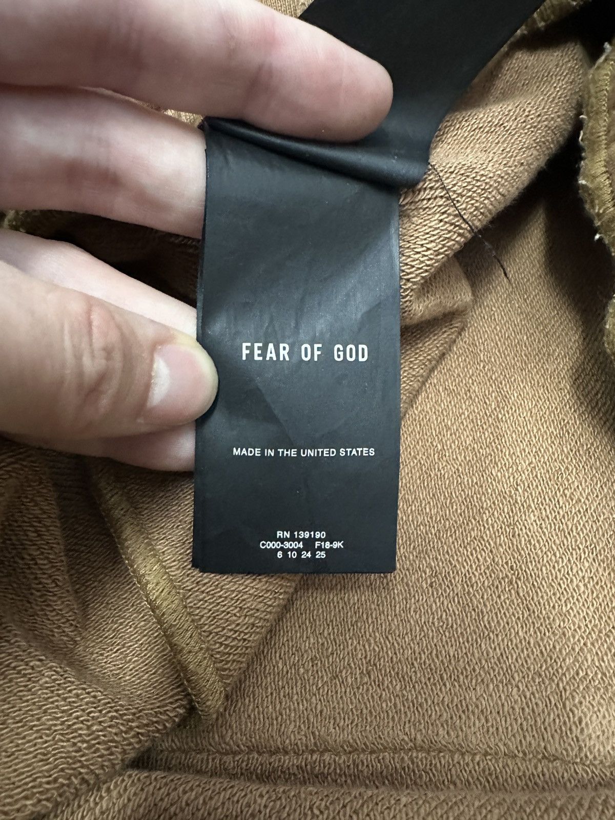 Fear of God OG Fear of God Sixth collection brown sweatpants Size US 34 / EU 50 - 12 Thumbnail