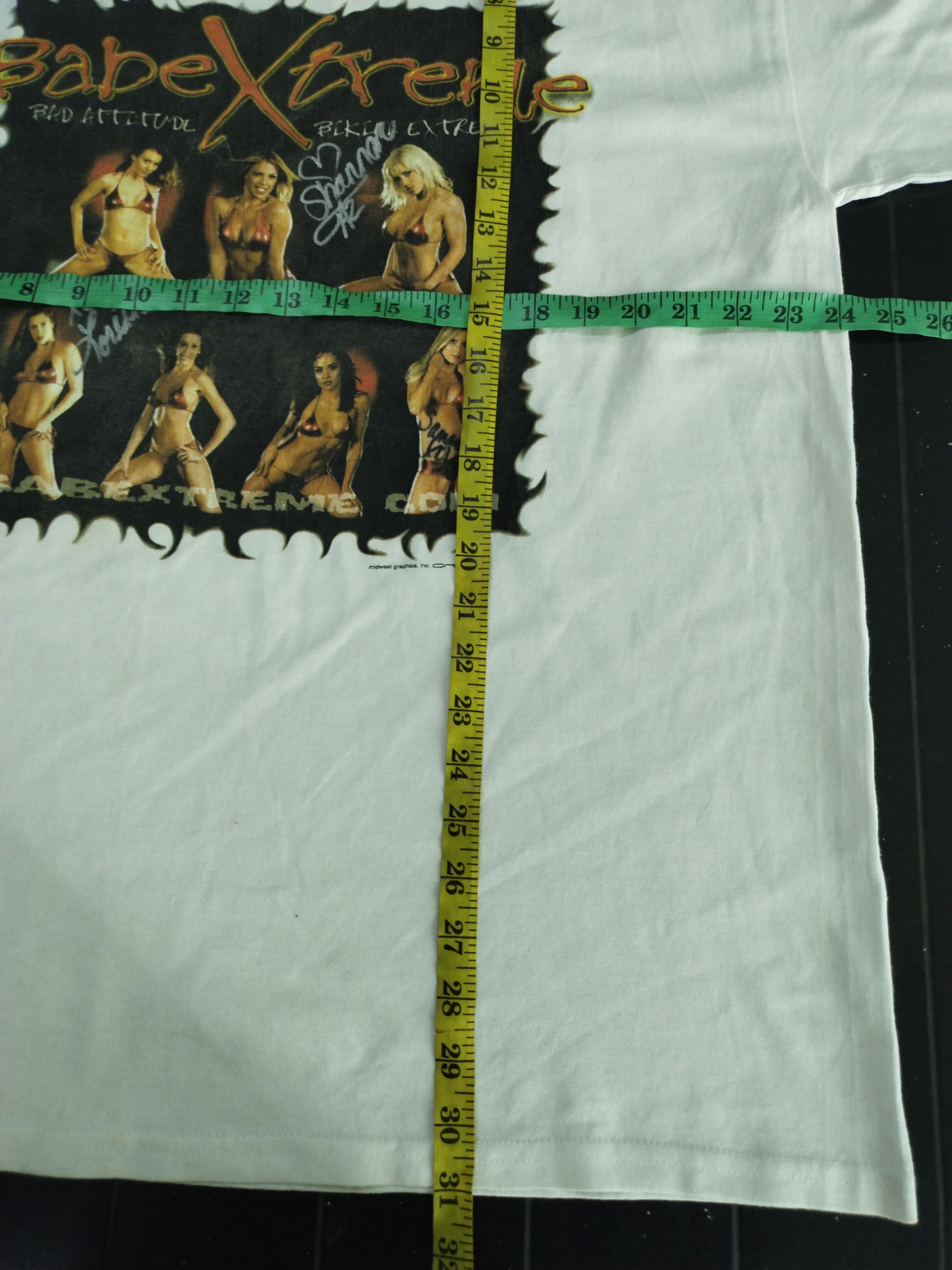 Hot Model Sex Vintage 00's Babe X Treme Sex Porno Movie Bad Attitude Tee Size US XL / EU 56 / 4 - 15 Thumbnail