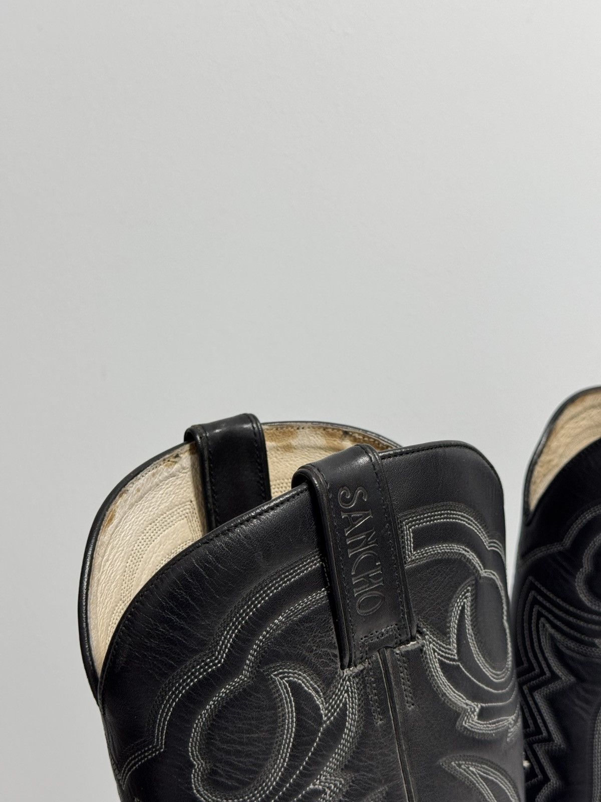 Sancho Boots Sancho leather Western Cowboy Boots Black snake size 45 Size US 11 / EU 44 - 14 Thumbnail