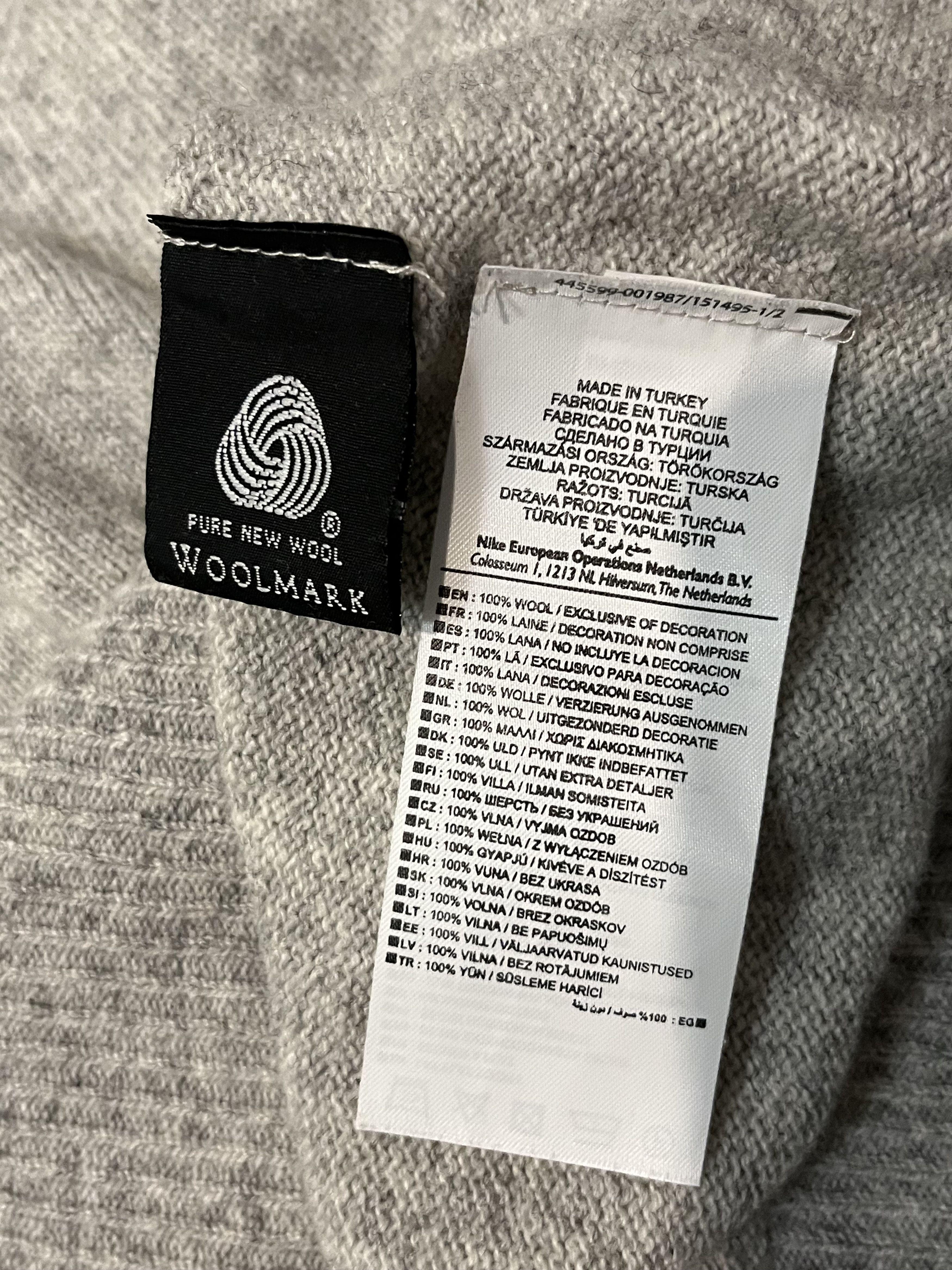 Nike × Vintage 90s Nike Golf Swoosh Wool Vest Knitwear Size US M / EU 48-50 / 2 - 5 Thumbnail
