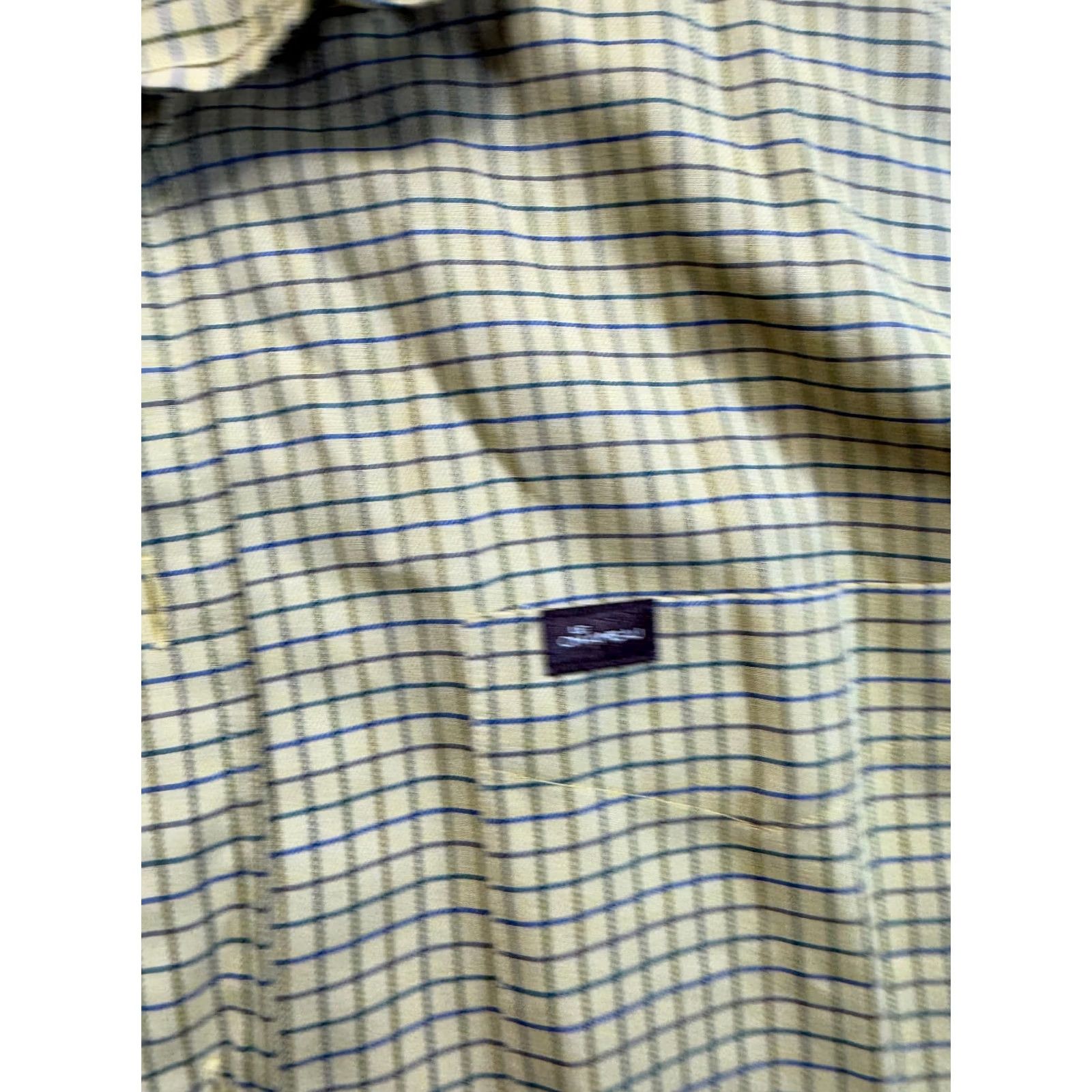 Vintage Le Chameau Yellow Button-Down Shirt Mens Size 5 Long Sleeve Regular Collar-Down Shirts Yellow Mens Size US S / EU 44-46 / 1 - 4 Thumbnail