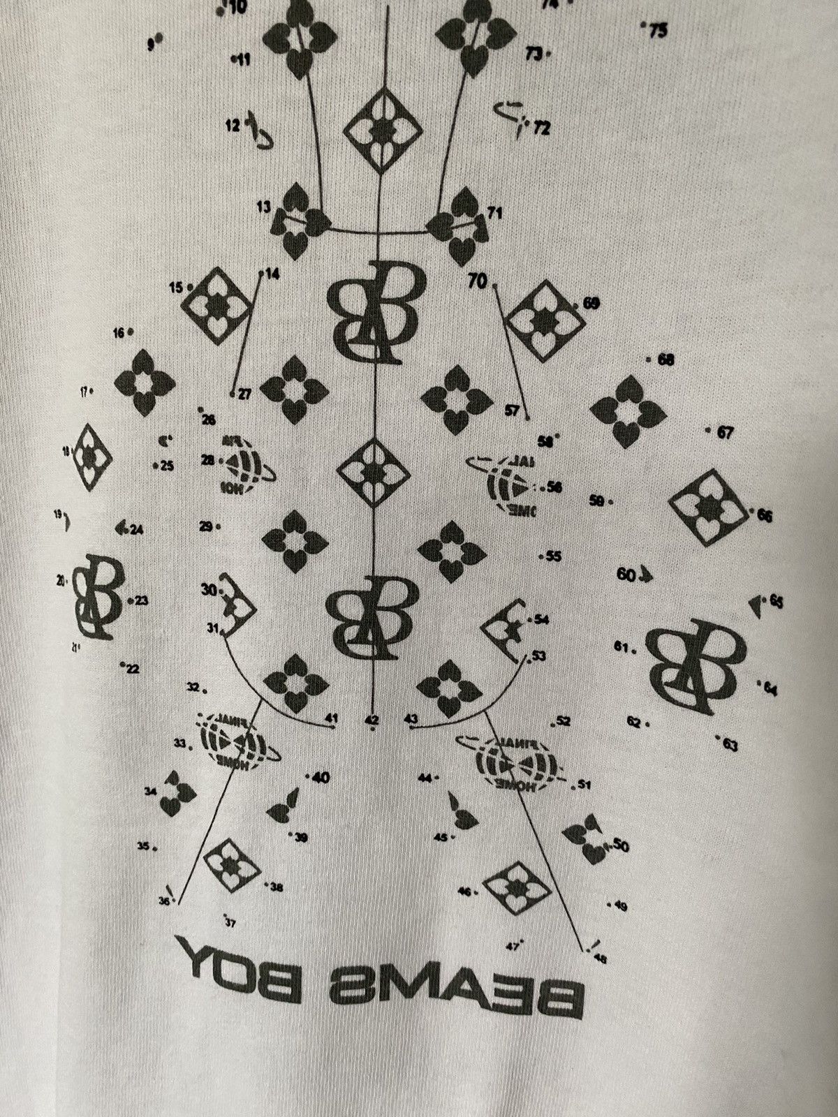 Final Home 1990s Final Home X beams Bear LV monogram tee Size US S / EU 44-46 / 1 - 12 Thumbnail