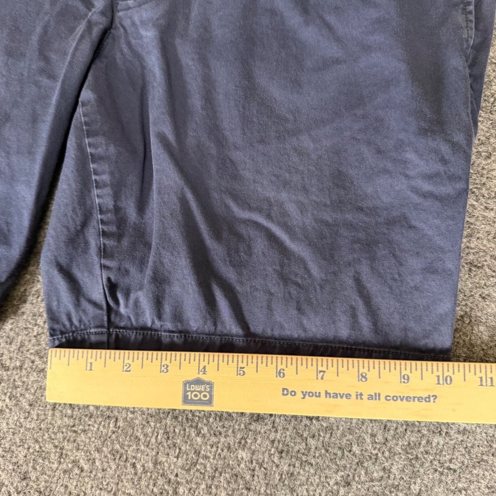UNTUCKit UNTUCKit Mens Navy Blue Pima Cotton Stretch Chino Shorts 34 Size US 34 / EU 50 - 8 Thumbnail