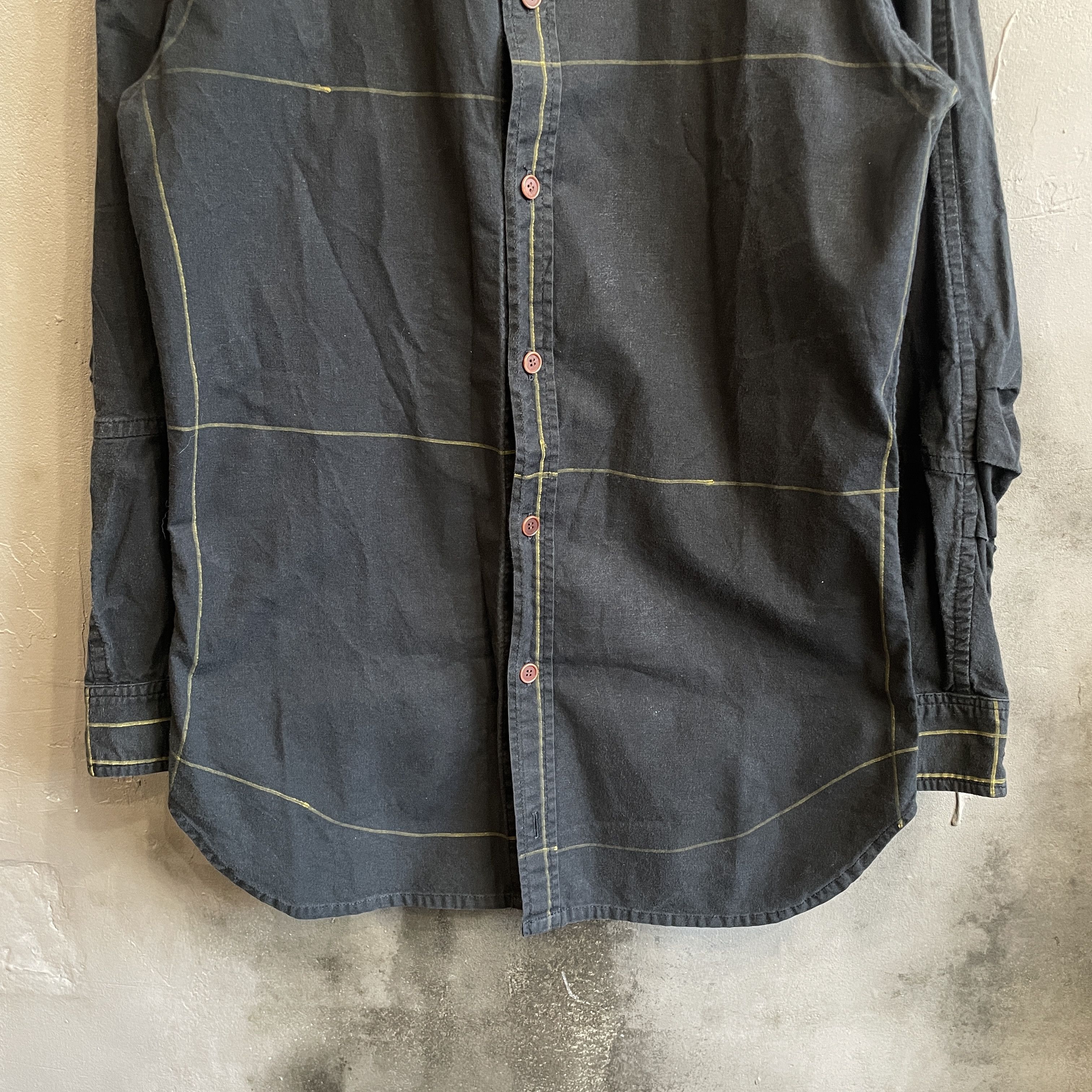 Christopher Nemeth NEMETH Hand-Drawn Stitch Line Printed Shirt Size US M / EU 48-50 / 2 - 6 Thumbnail