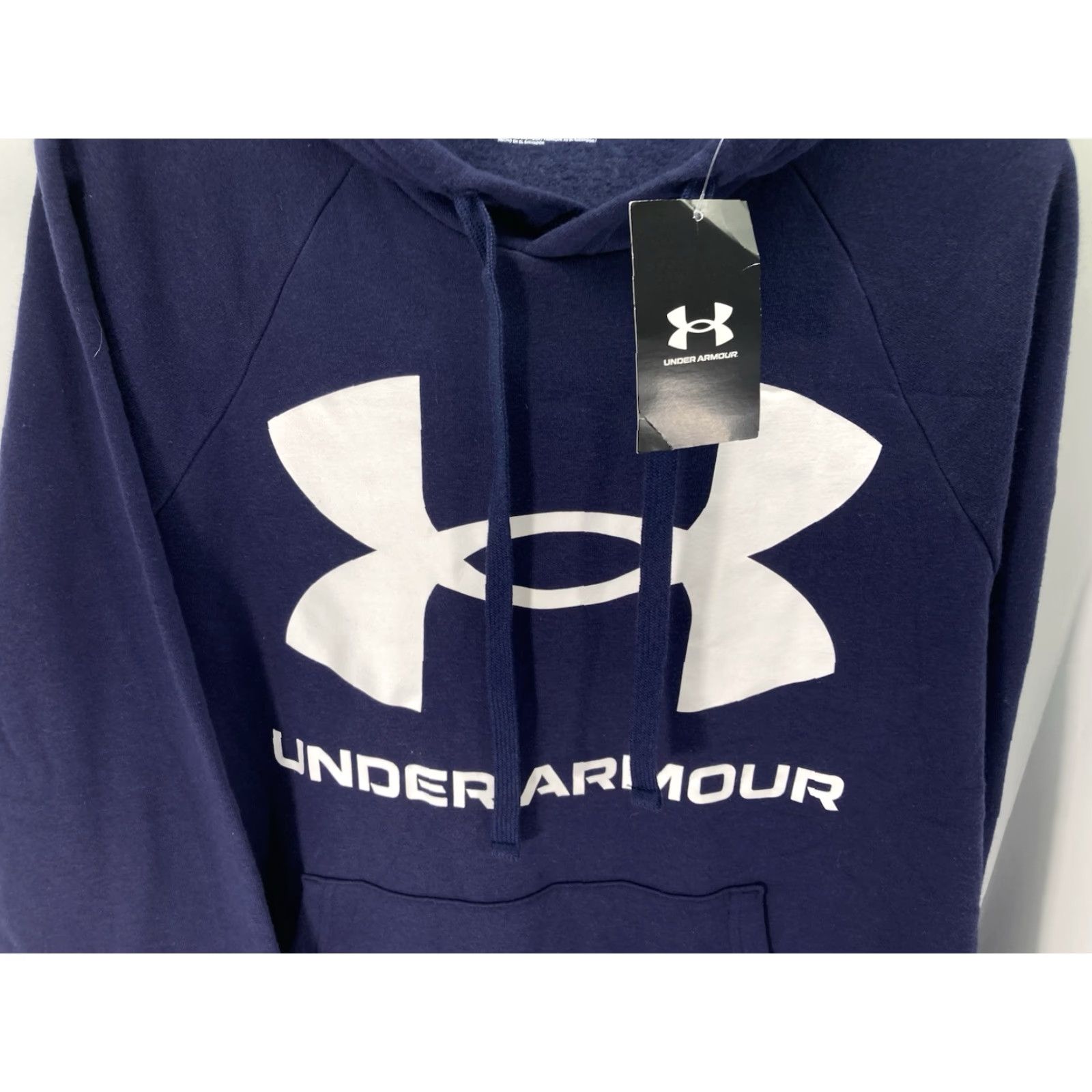Under Armour Under Armour Rival Fleece Hoodie Sweatshirt Men M Navy Blue Pullover NWT Size US M / EU 48-50 / 2 - 4 Thumbnail