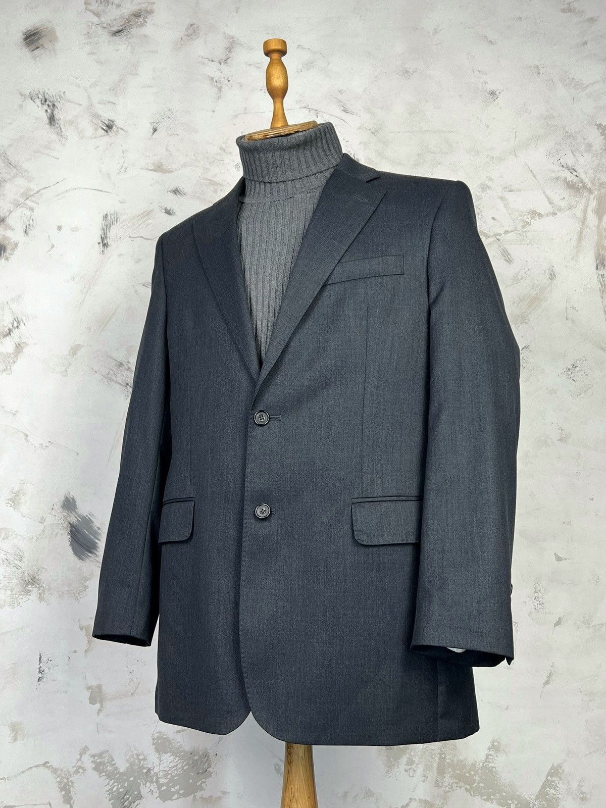 Vintage Vintage Paul Costelloe Wool Cashmere Suit Size M - L Size 44R - 2 Thumbnail