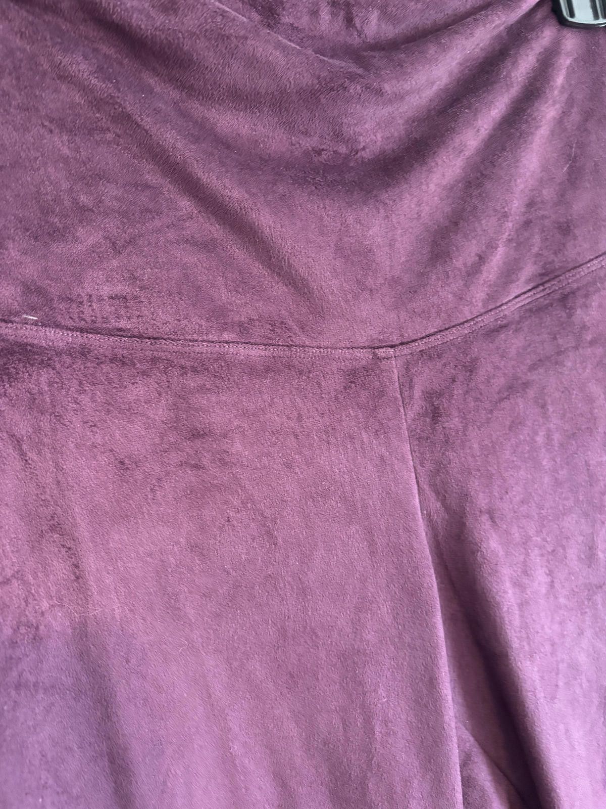 Other Retro High Waist Purple Leggings M Size 32" / US 10 / IT 46 - 2 Thumbnail