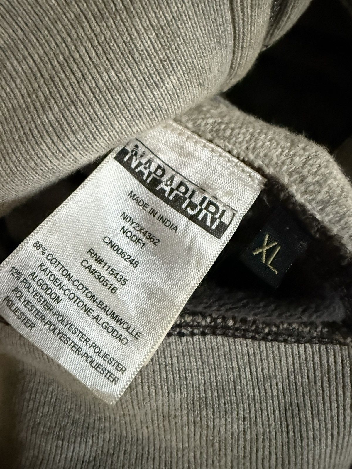 Napapijri Vintage Napapijri Zipper Sweatshirt Jacket Size US XL / EU 56 / 4 - 6 Thumbnail