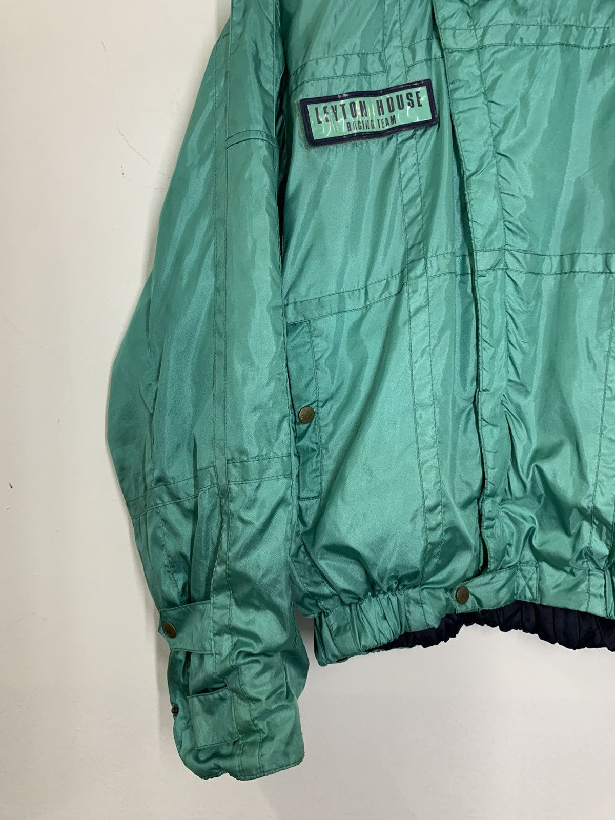 Sports Specialties Vintage LEYTON HOUSE RACING Team Bomber Jacket Size US L / EU 52-54 / 3 - 4 Thumbnail