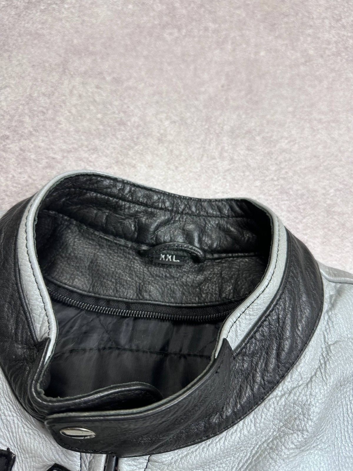 Genuine Leather Vintage 90s Nokia Racing Genuine Leather Y2K Jacket M Size US M / EU 48-50 / 2 - 7 Thumbnail