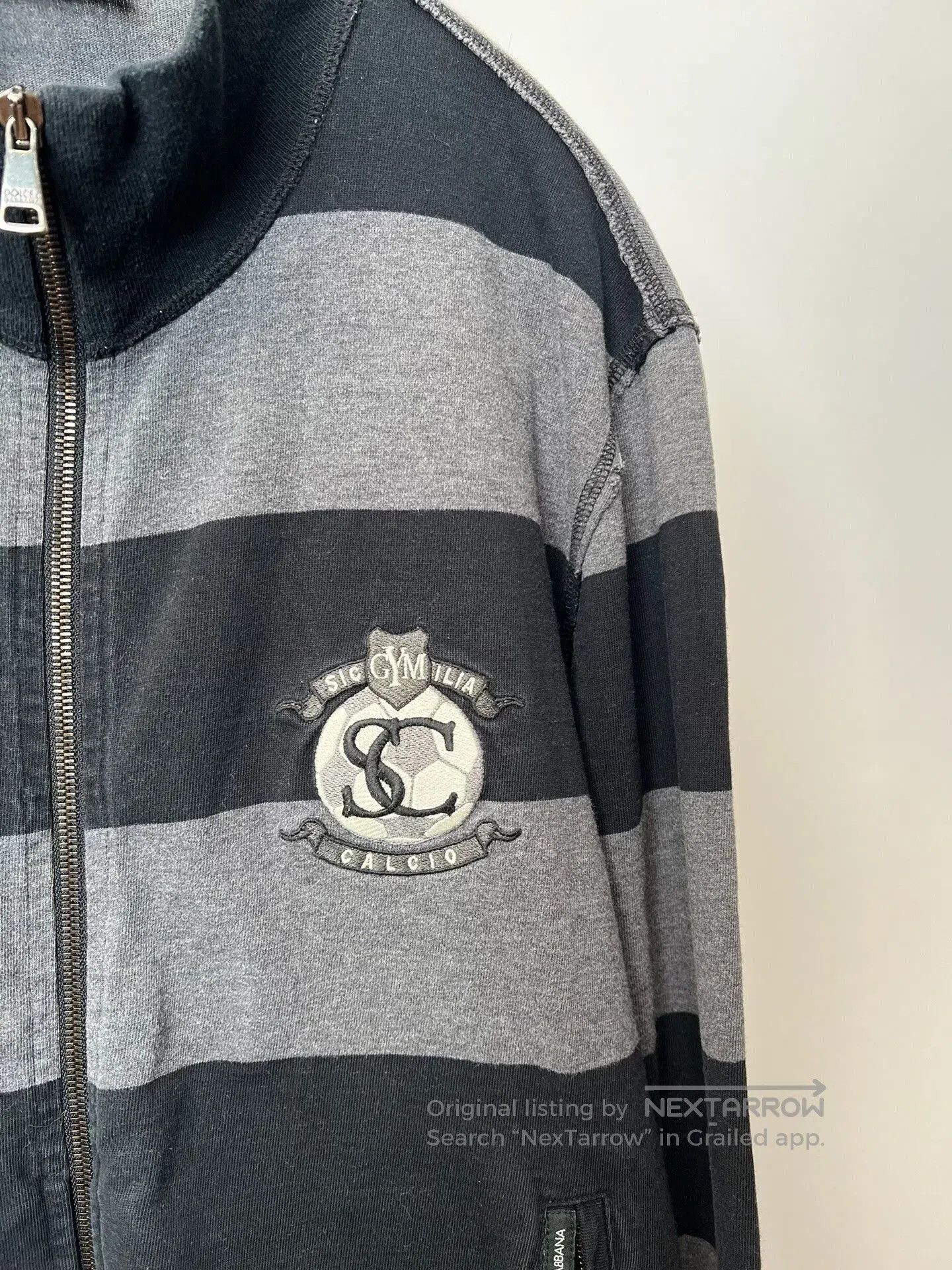 Dolce & Gabbana Dolce & Gabbana Striped Zip Sweatshirt. Size US M / EU 48-50 / 2 - 4 Thumbnail
