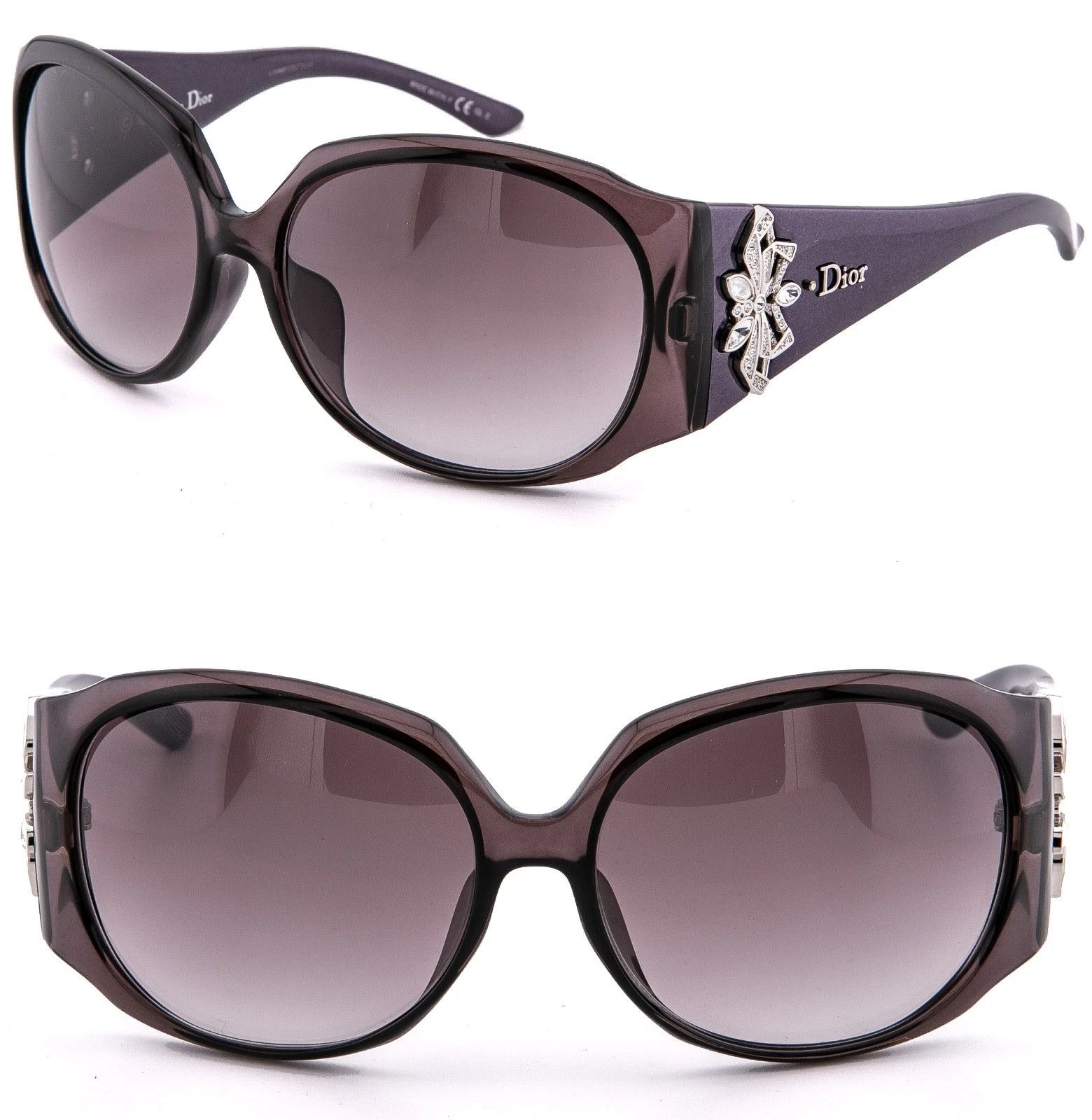 Christian Dior Monsieur CHRISTIAN DIOR FROUFROU Purple Oval Sunglasses DIORFROU FROU Size ONE SIZE - 1 Thumbnail