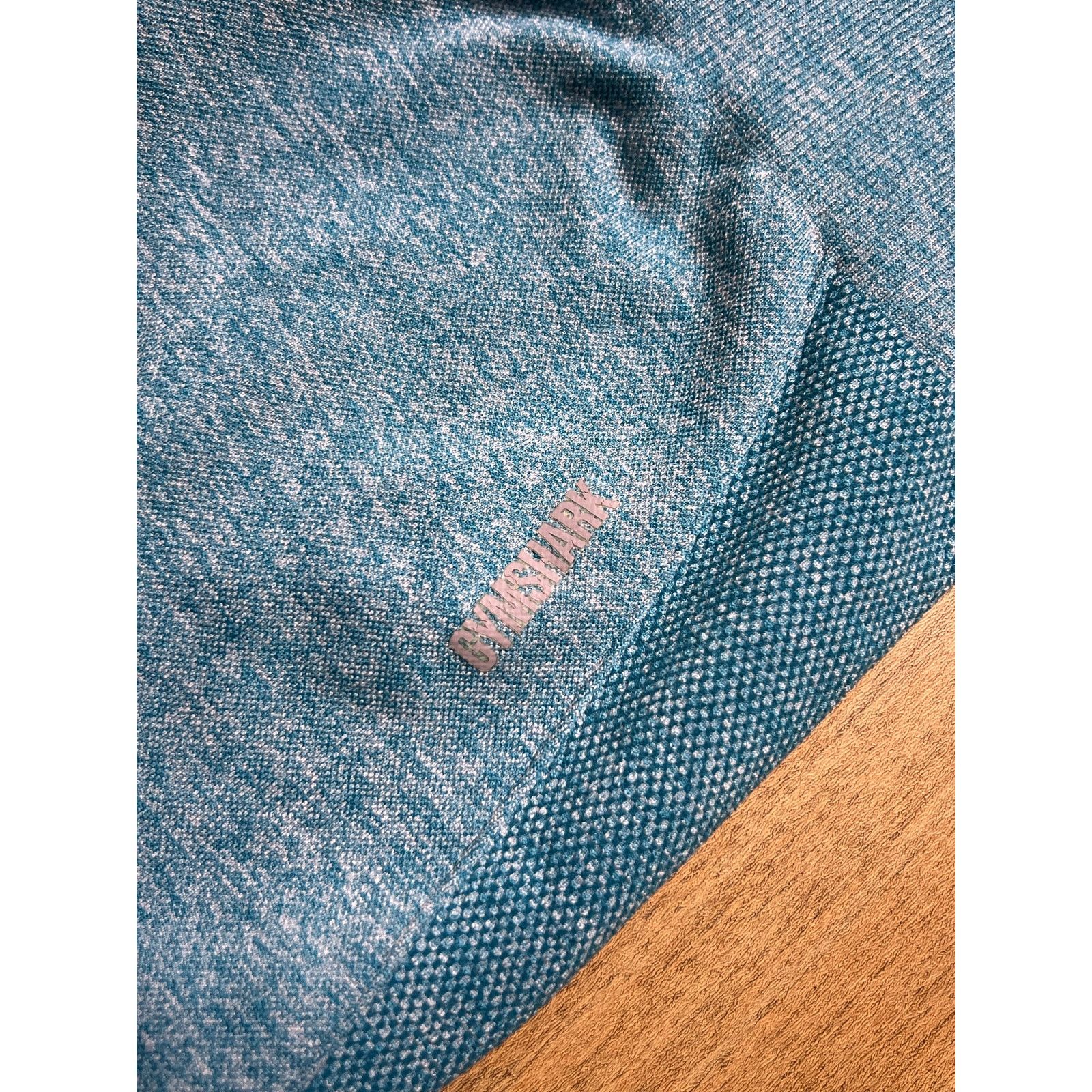 Gymshark Gymshark Flex High Waisted Seamless Leggings Marled Blue S Size 22" - 6 Thumbnail