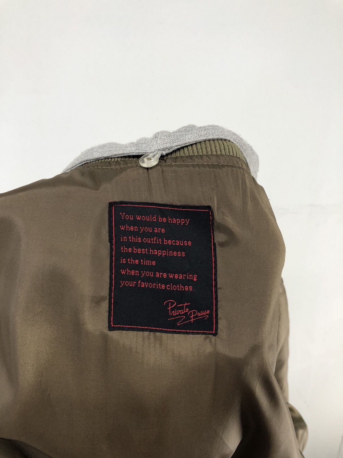 Japanese Brand × Vintage Private Pause Hooded Bomber Jacket Size US M / EU 48-50 / 2 - 13 Thumbnail