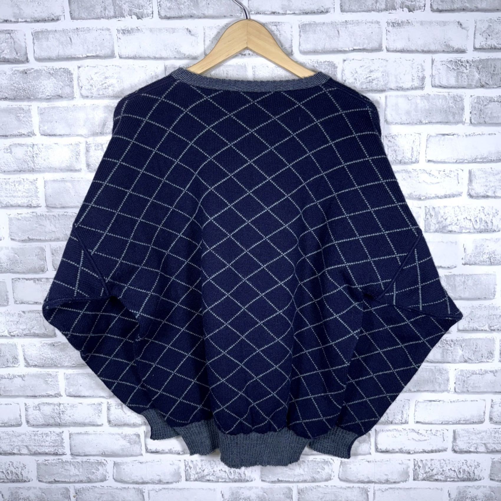 Colmar VINTAGE Colmar Blue WOOL Reversable Sweater Mens Size XL Size US XL / EU 56 / 4 - 2 Thumbnail