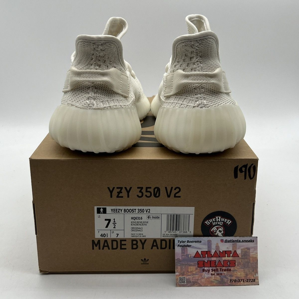 Adidas Yeezy boost 360 bone Size US 7.5 / EU 40-41 - 3 Thumbnail