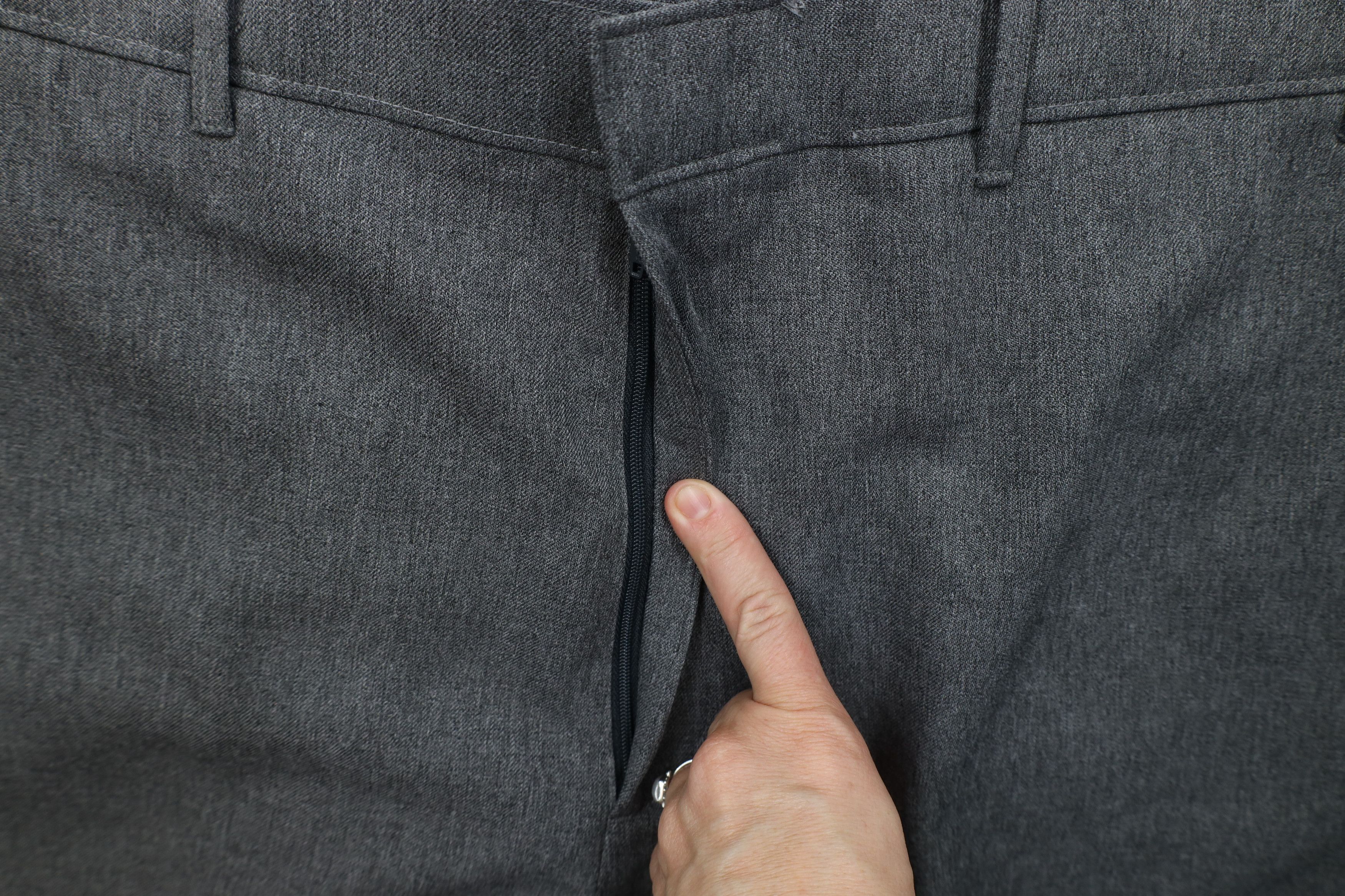Levi's Vintage 90s Levis Chambray Wide Leg Chino Pants Gray USA Size US 38 / EU 54 - 6 Thumbnail