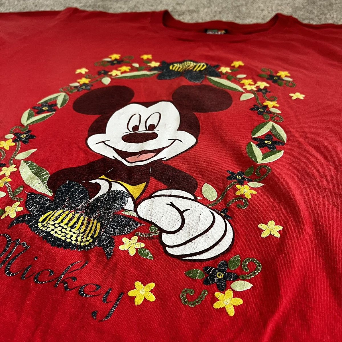 Disney Vintage 90’s Mickey & Minnie Mouse Front & Back Graphic Tee Size XL / US 12-14 / IT 48-50 - 2 Thumbnail