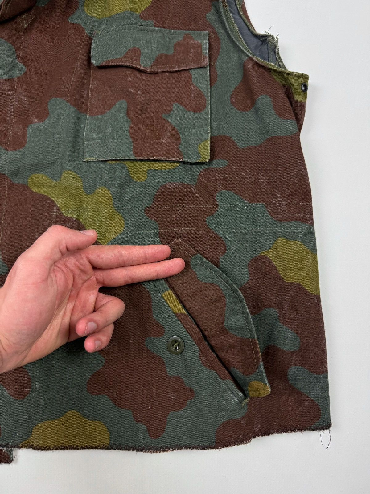 Vintage 1996 Vintage Italian Army San Marco Camouflage Cut Off Vest Size US M / EU 48-50 / 2 - 8 Thumbnail