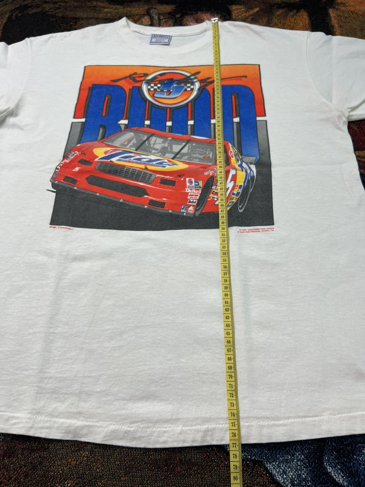 NASCAR Vintage NASCAR Ricky Rudd Tide Tee Size US XL / EU 56 / 4 - 8 Thumbnail