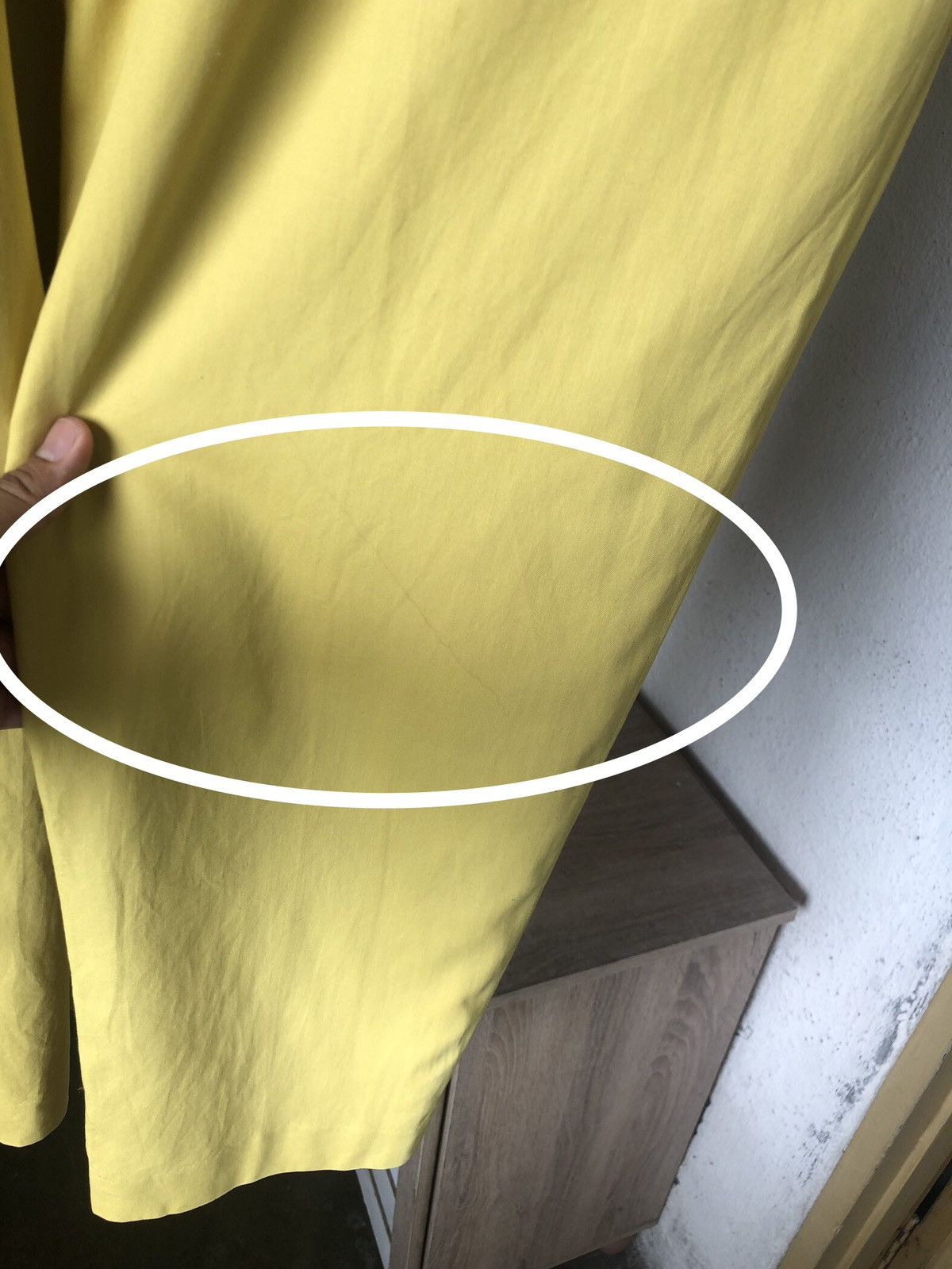Balenciaga Vintage 90s Balenciaga Paris Yellow Trouser Pants Size 26" / US 2 / IT 38 - 17 Thumbnail