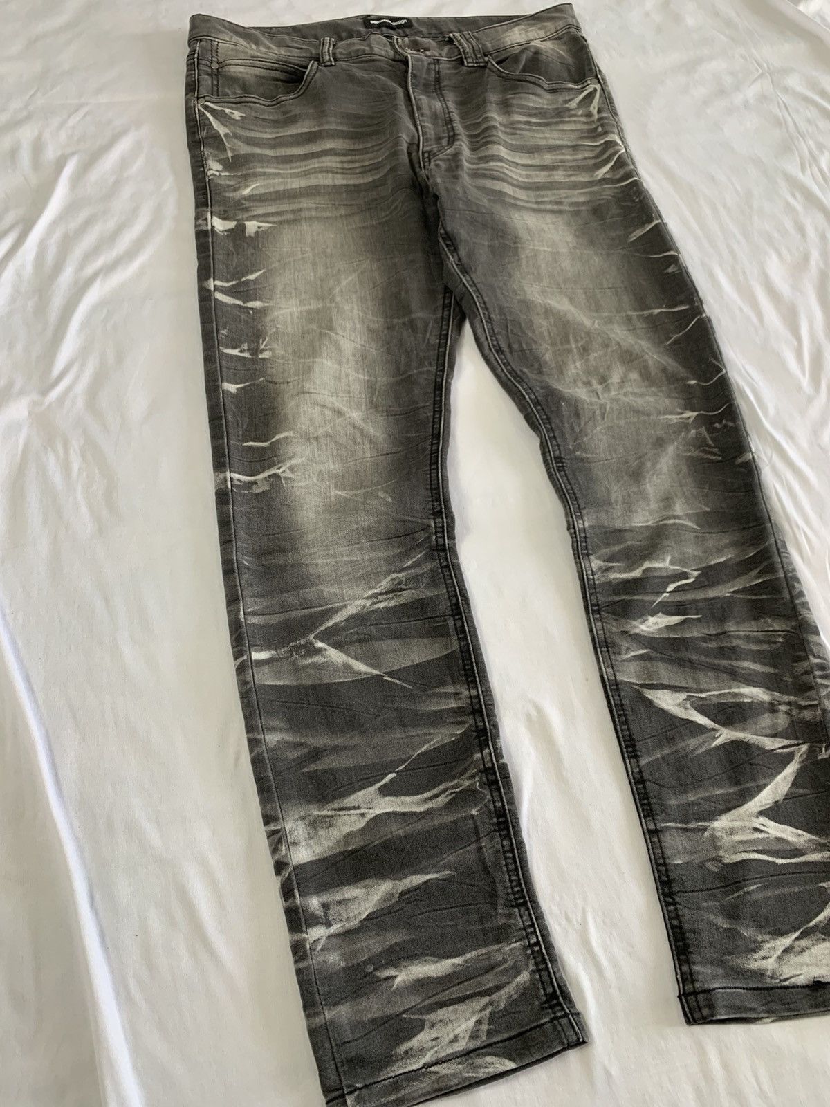 semanticdesign Skinny acid wash denim jeans from semanticdesign Size US 34 / EU 50 - 3 Thumbnail